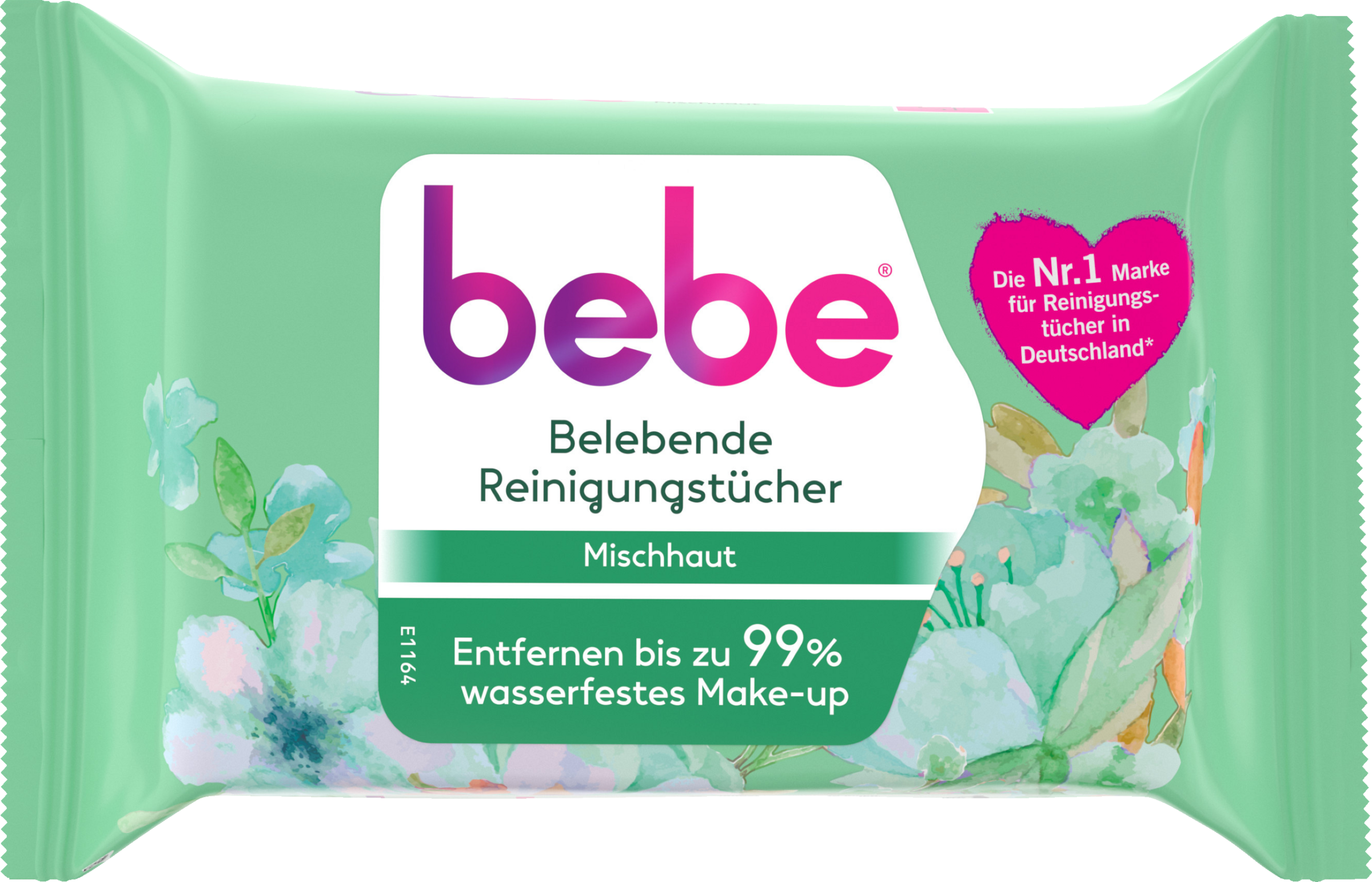 bebe belebende Reinigungstücher für Mischhaut