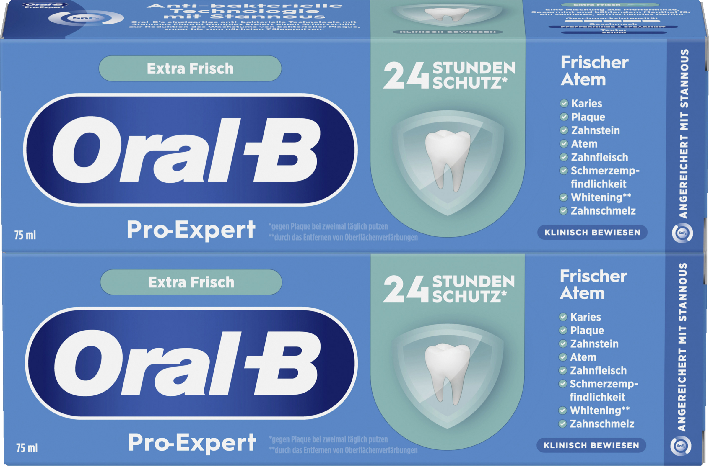 عبوة من قطعتين معجون أسنان Pro-Expert Pro-Expert Extra Fresh