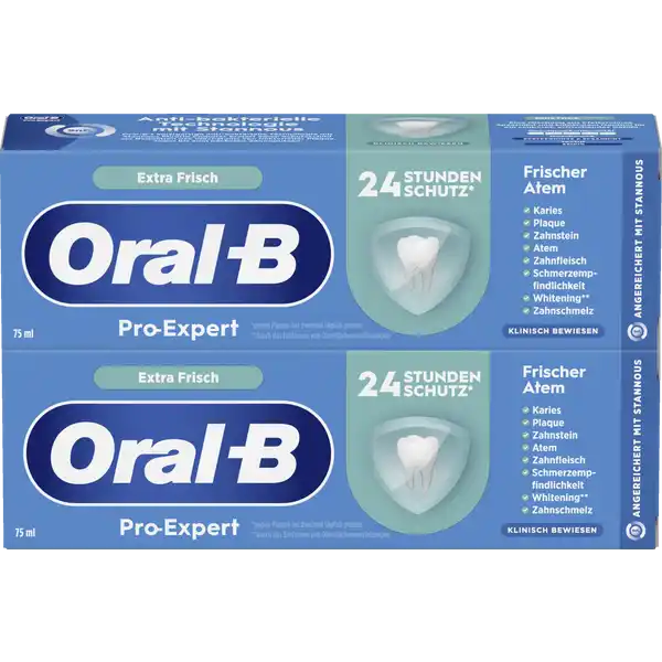 عبوة من قطعتين معجون أسنان Pro-Expert Pro-Expert Extra Fresh