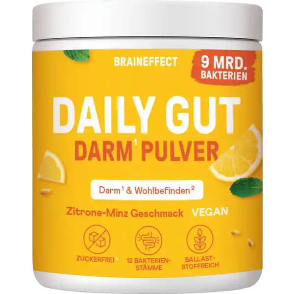 Daily Gut بودرة الأمعاء بنكهة الليمون والنعناع