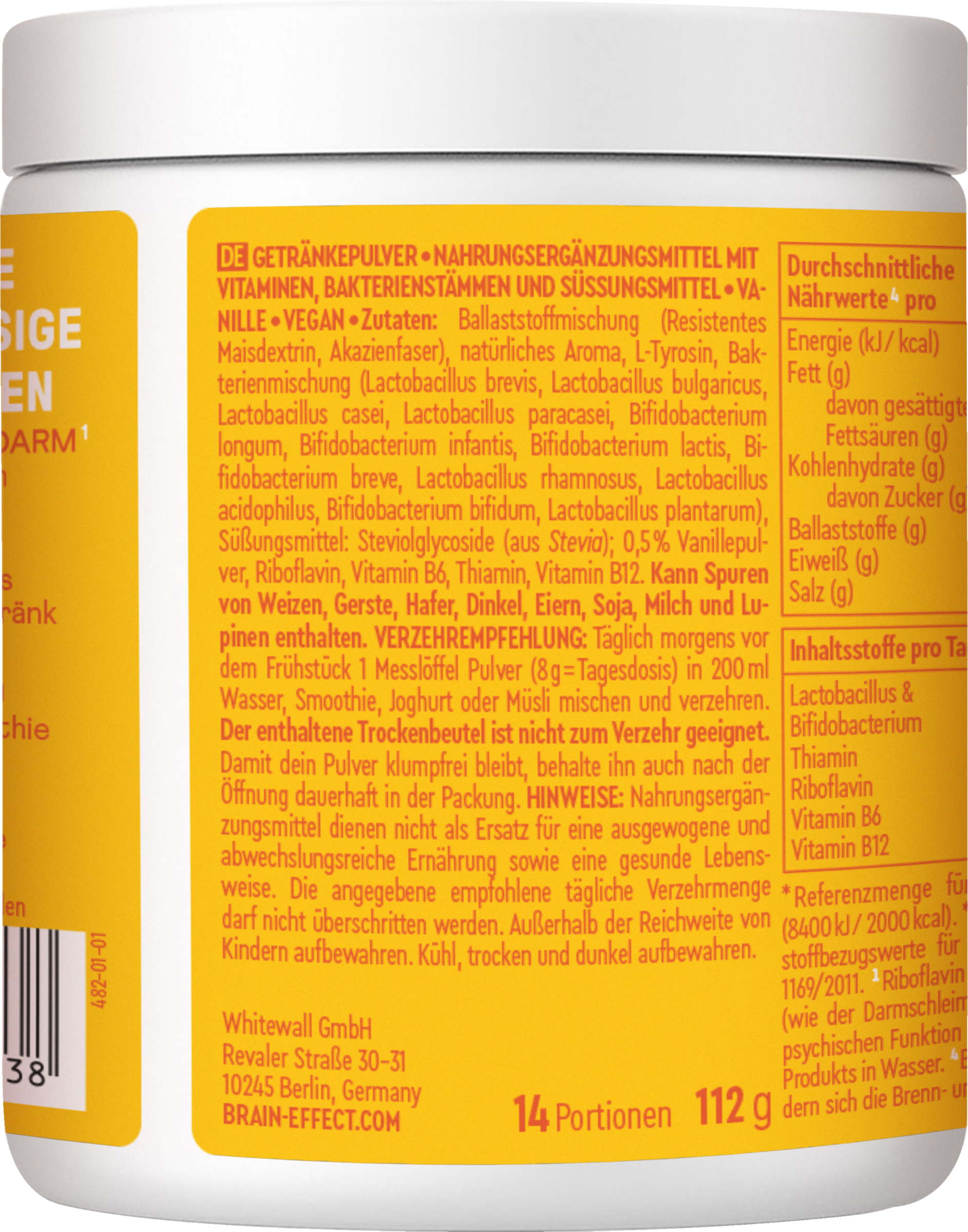 بودرة Daily Gut للأمعاء بنكهة الفانيليا 2