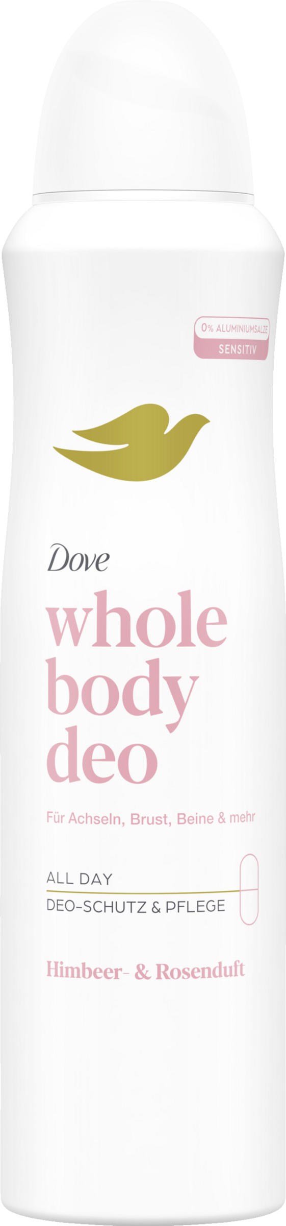 Dove Whole Body Deospray mit Himbeer-& Rosenduft