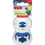 Signature Night Silikon-Schnuller, kiefergerechte Form, 18-36 Monate, Sortiment