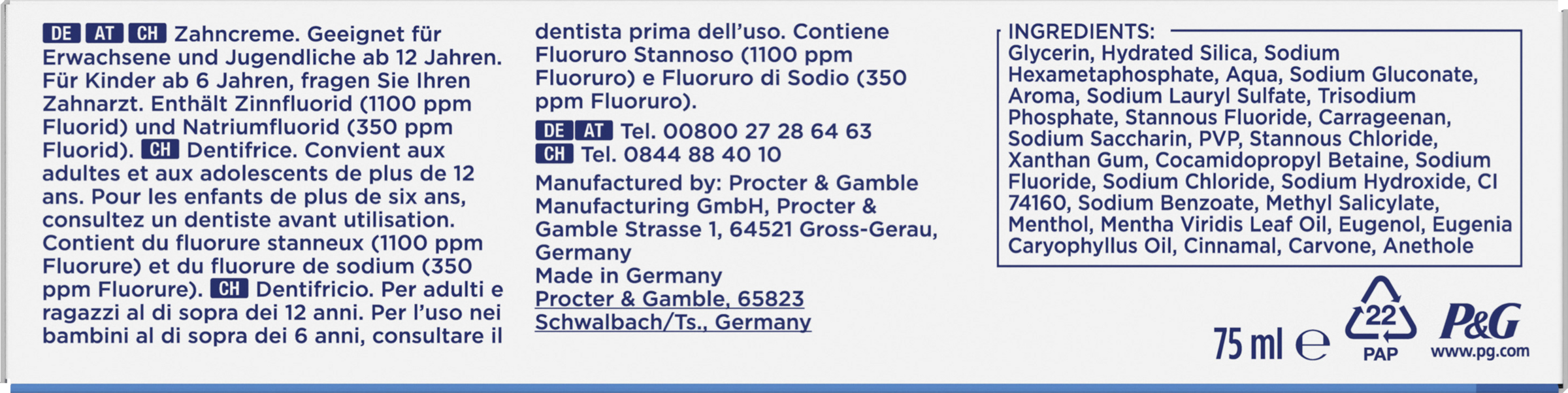 عبوة مزدوجة من معجون الأسنان Pro-Expert مع بلورات تنظيف 4