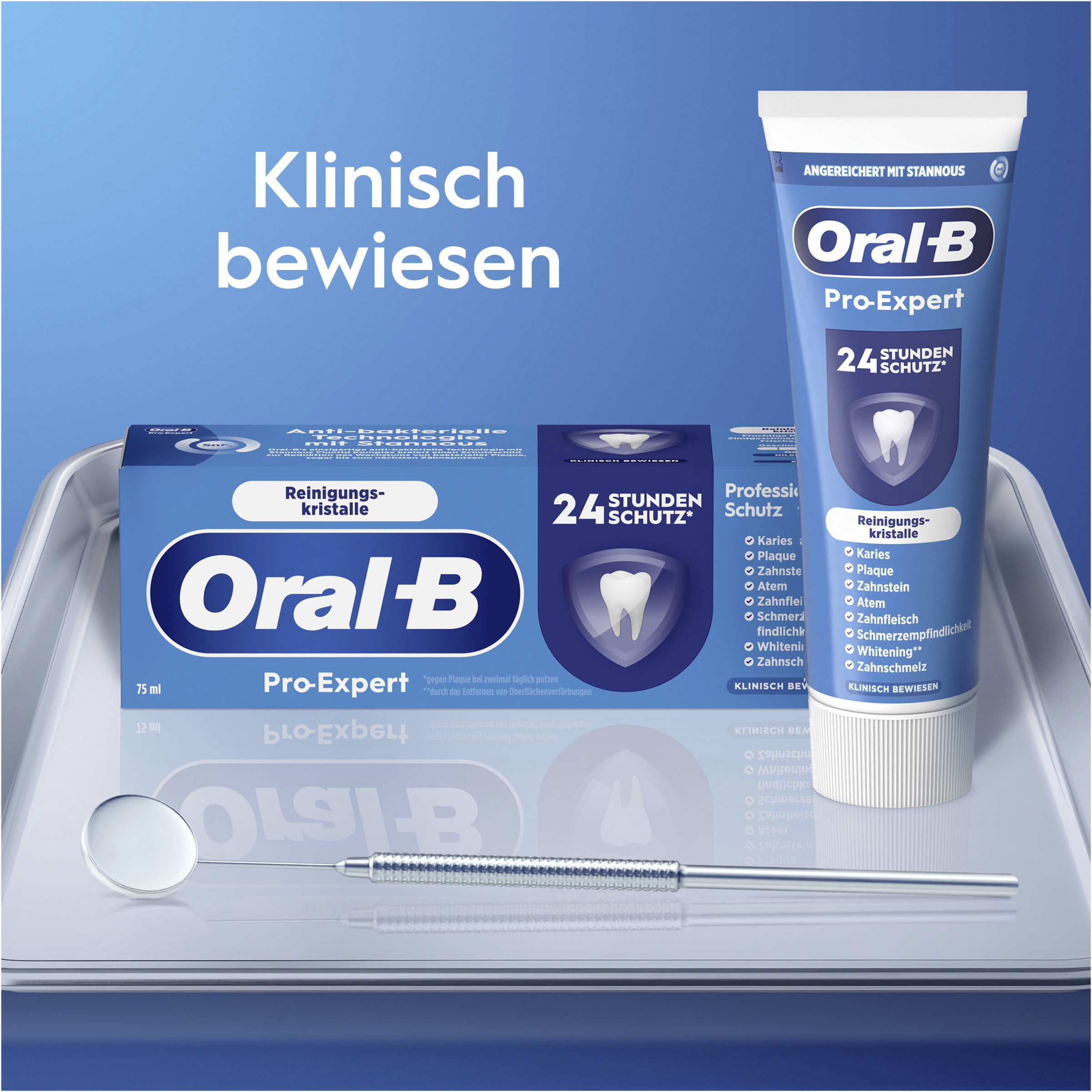 عبوة مزدوجة من معجون الأسنان Pro-Expert مع بلورات تنظيف 10