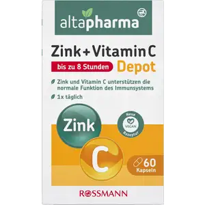 فيتامين سي + زنك مخزن