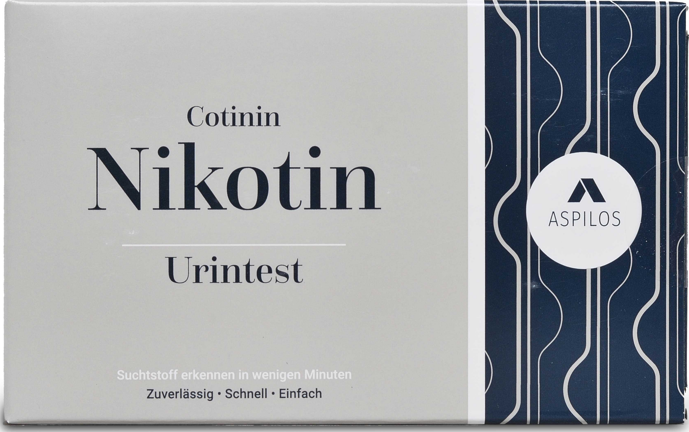 Aspilos Selbsttest Nikotin - Cotinin Urintest