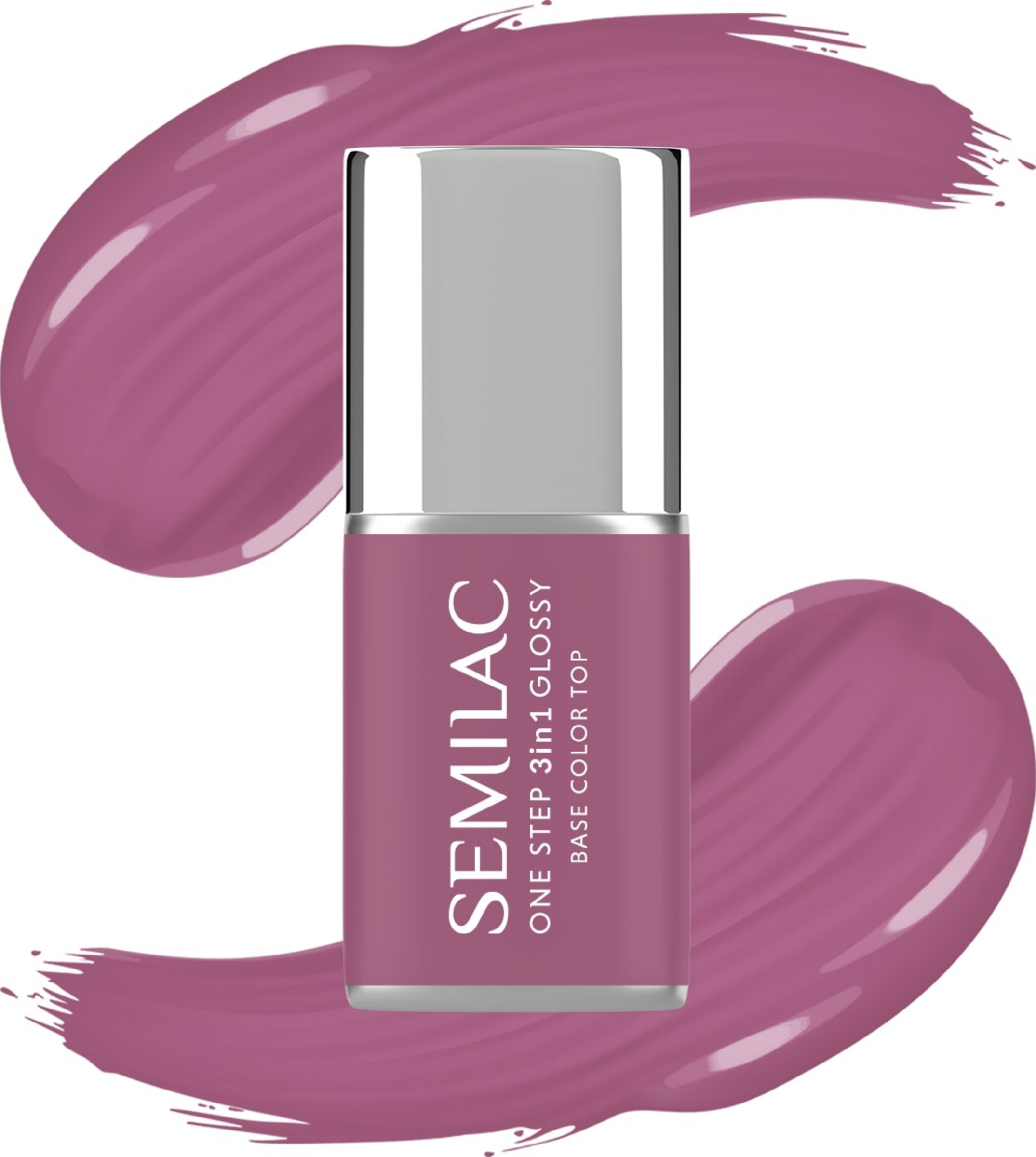 3in1 UV-Nagellack Glossy Purple Beige