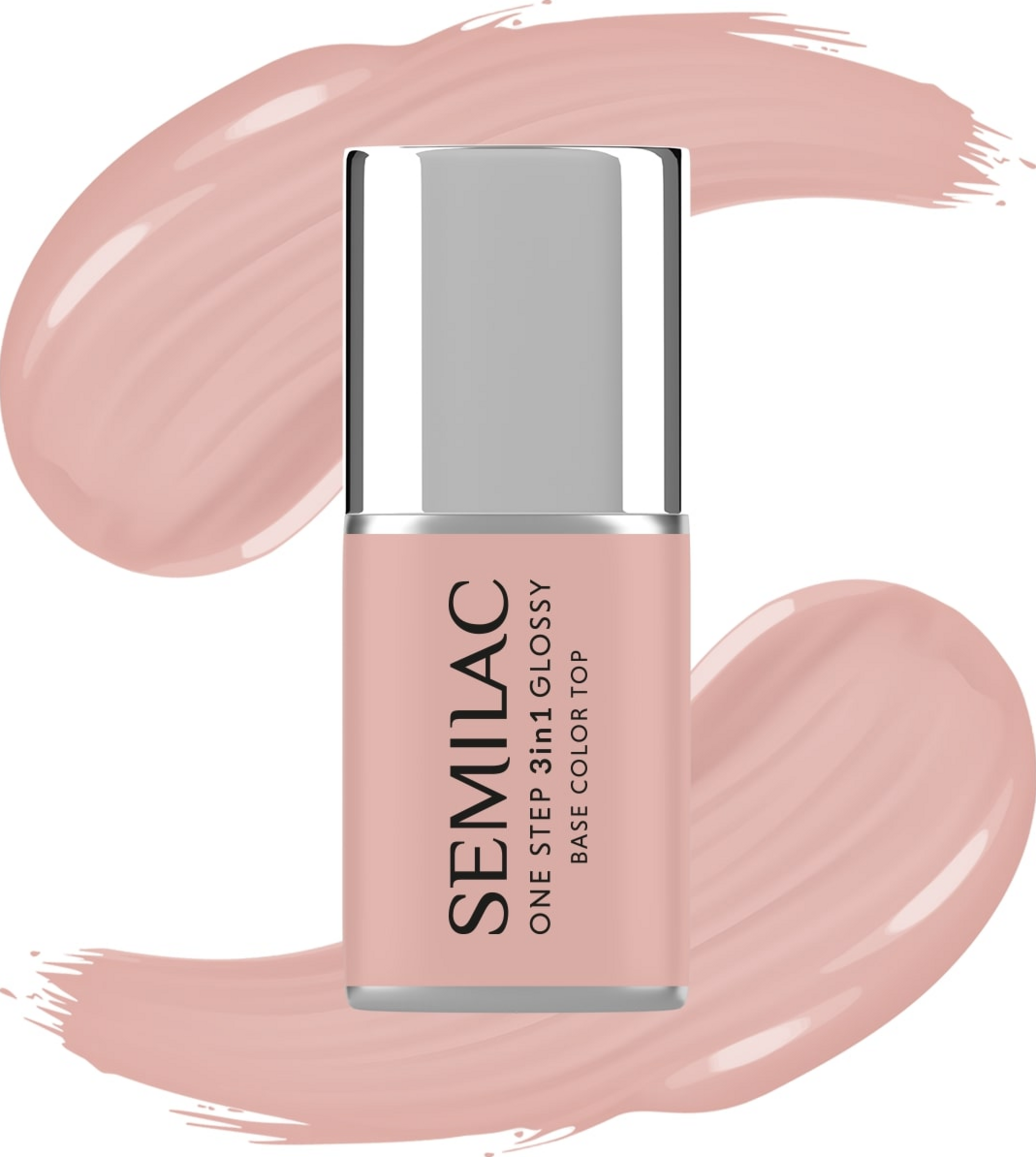 Semilac 3in1 UV-Nagellack Glossy Pale Beige