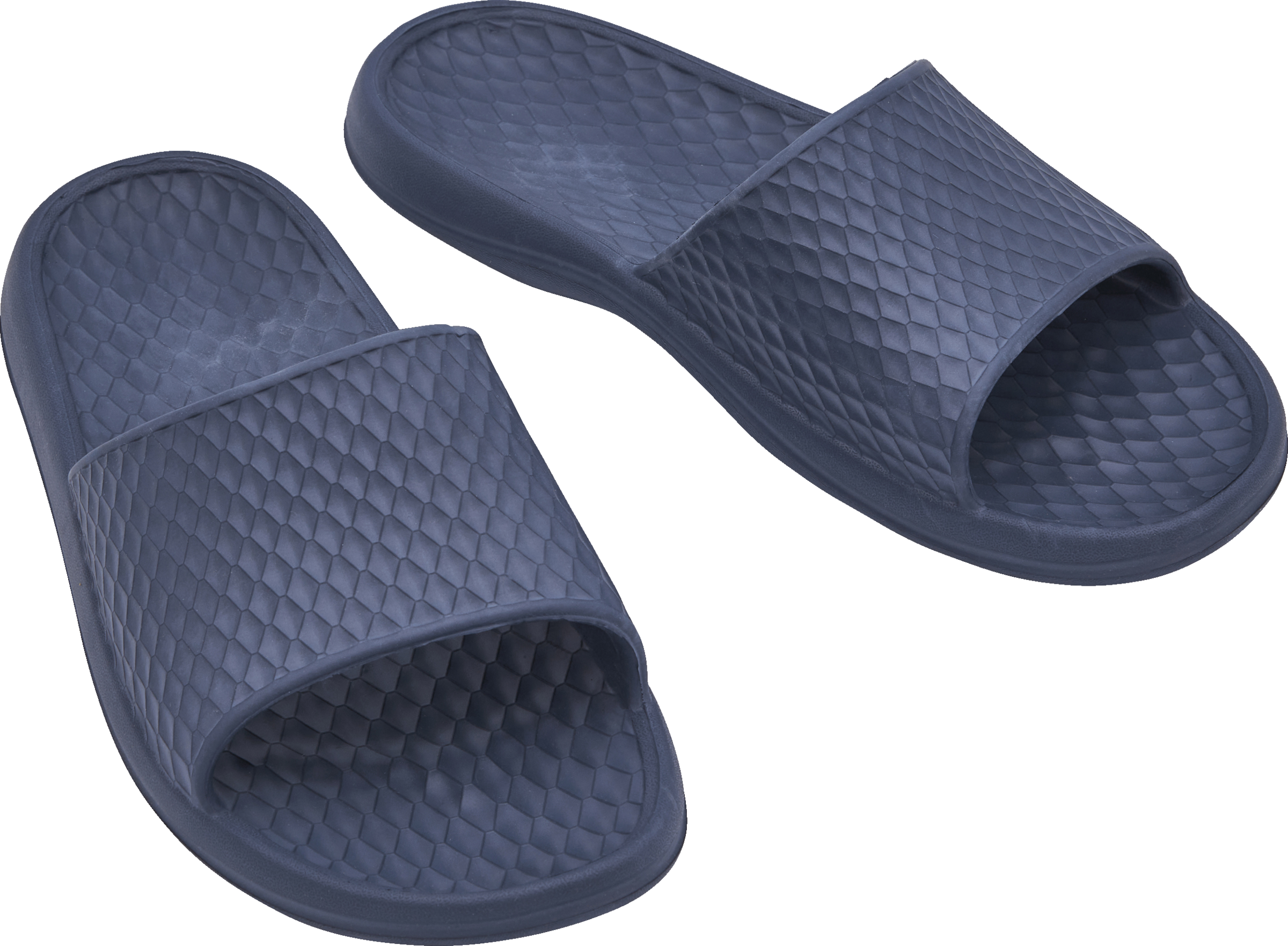 IDEENWELT Badepantolette Gr. 44, dunkelblau