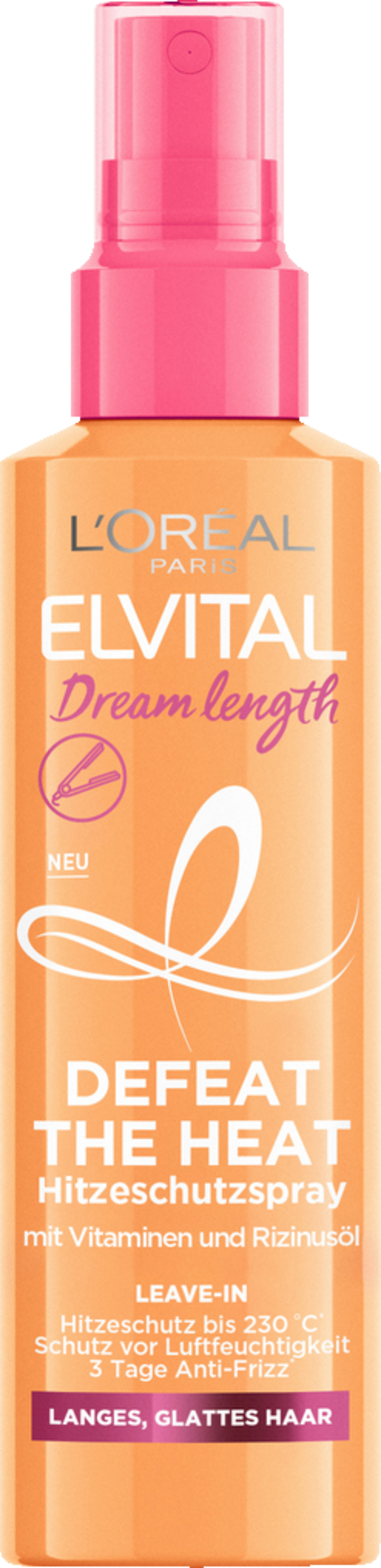 L’Oréal Paris Elvital Hitzeschutzspray Dream Length Leave-In Anti-Frizz