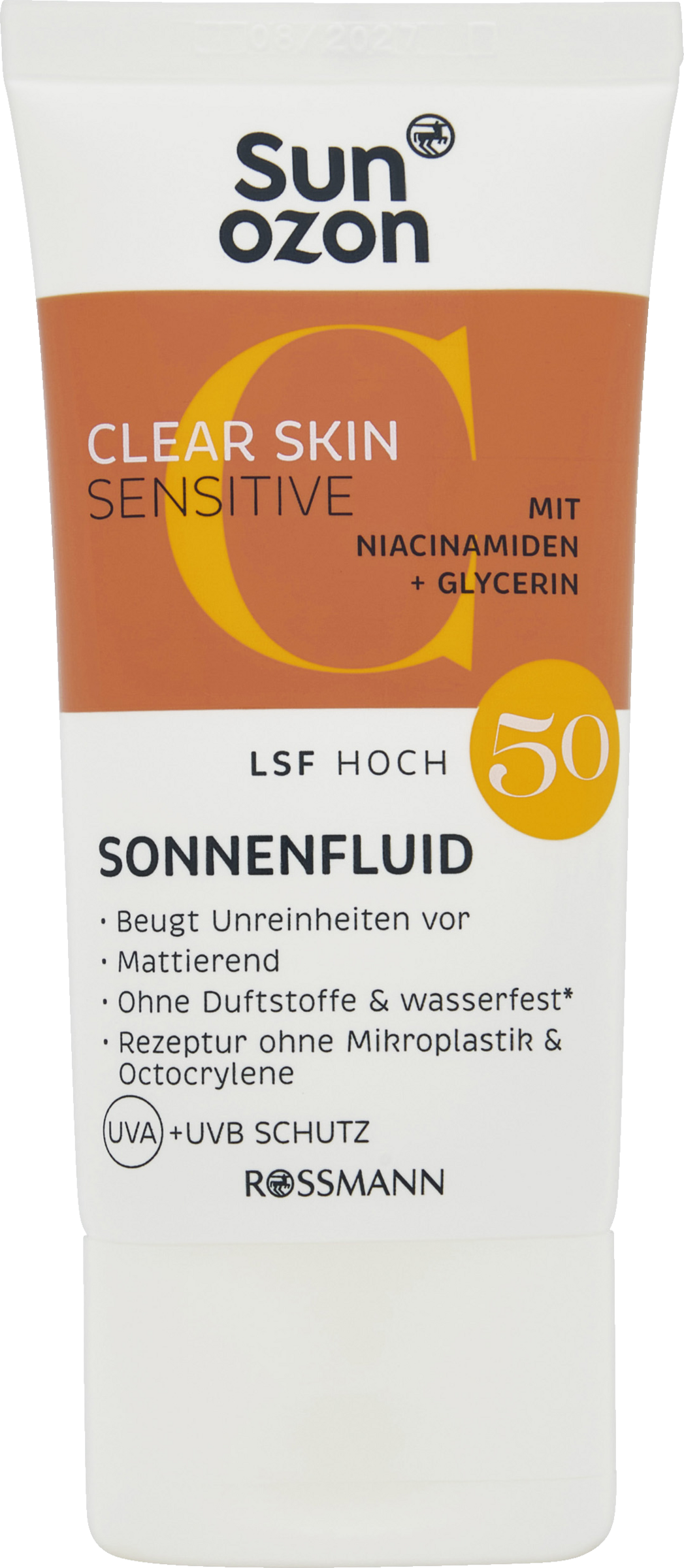 sunozon Clear Skin Sensitive Sonnenfluid LSF50