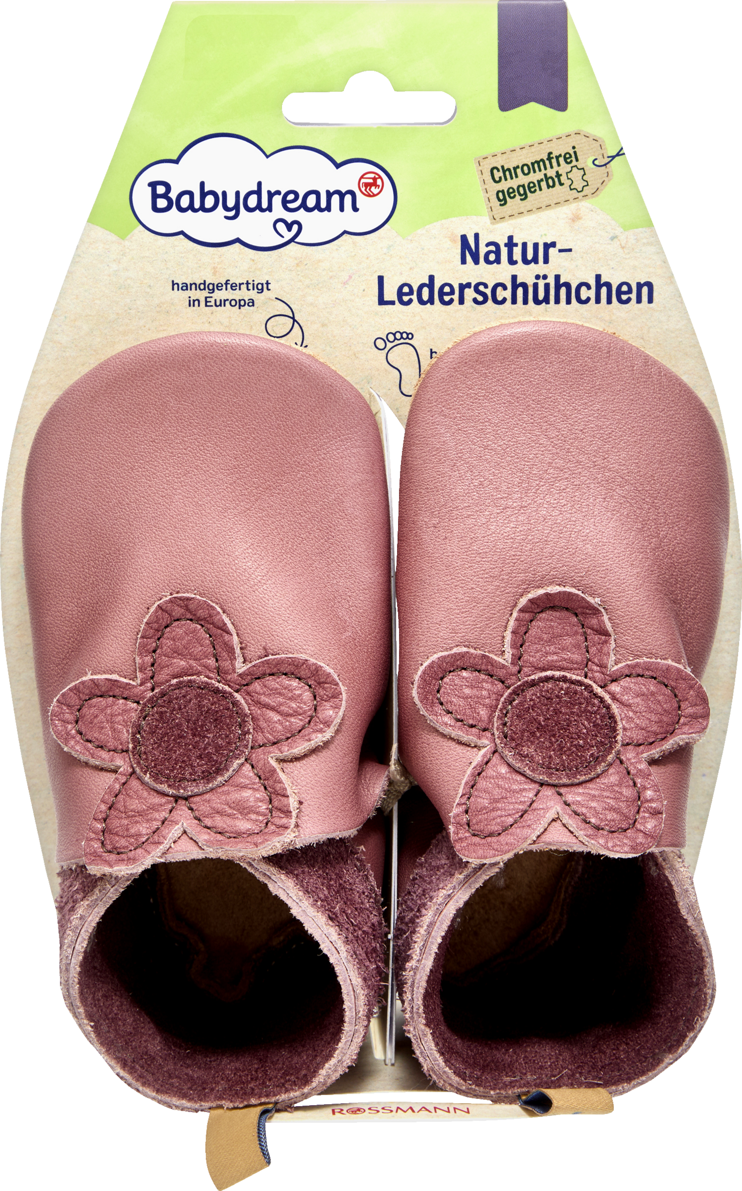 Babydream Natur-Lederschühchen Gr. 18/19 rosé