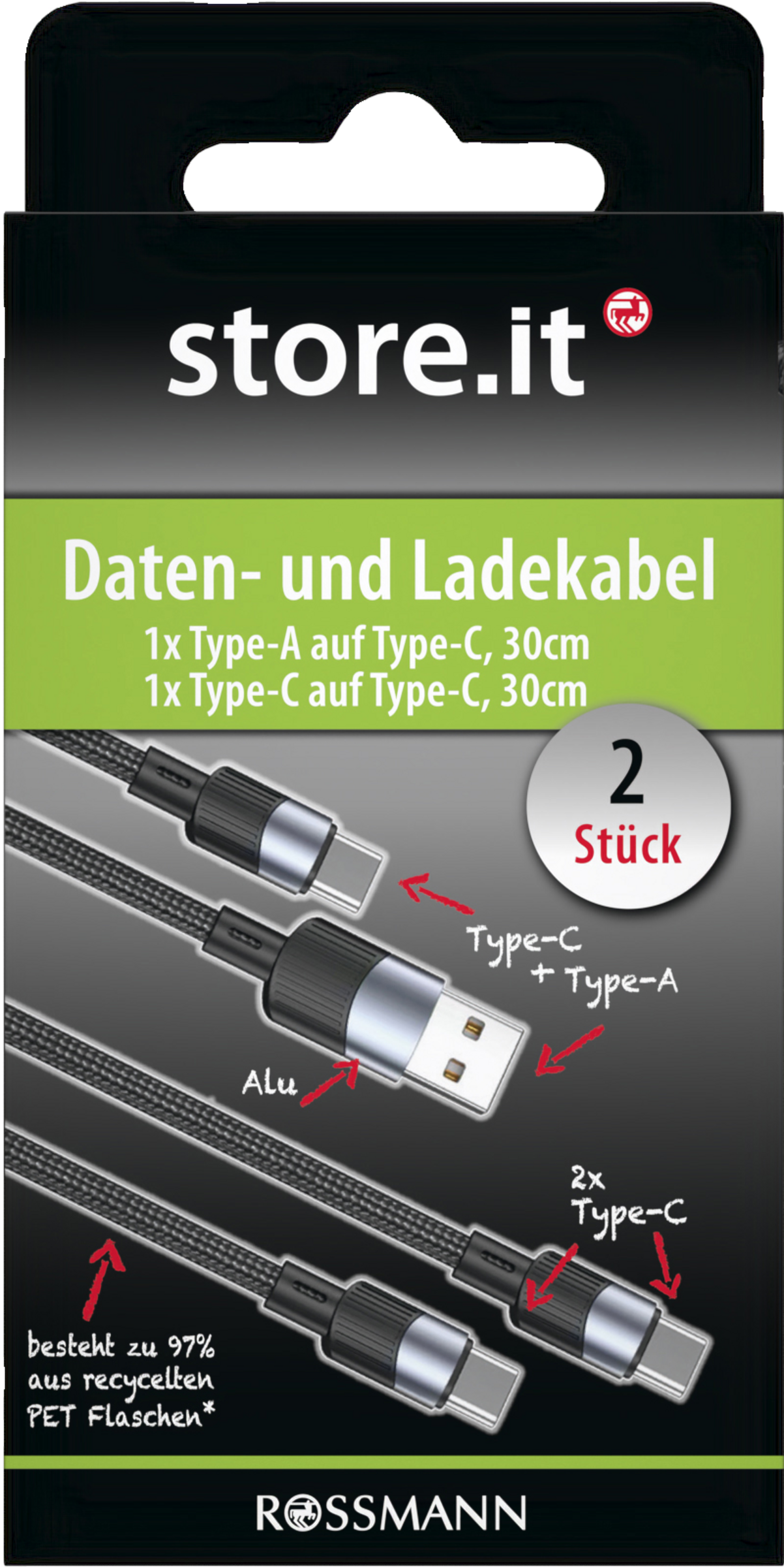 store.it Ladekabel USB C mix