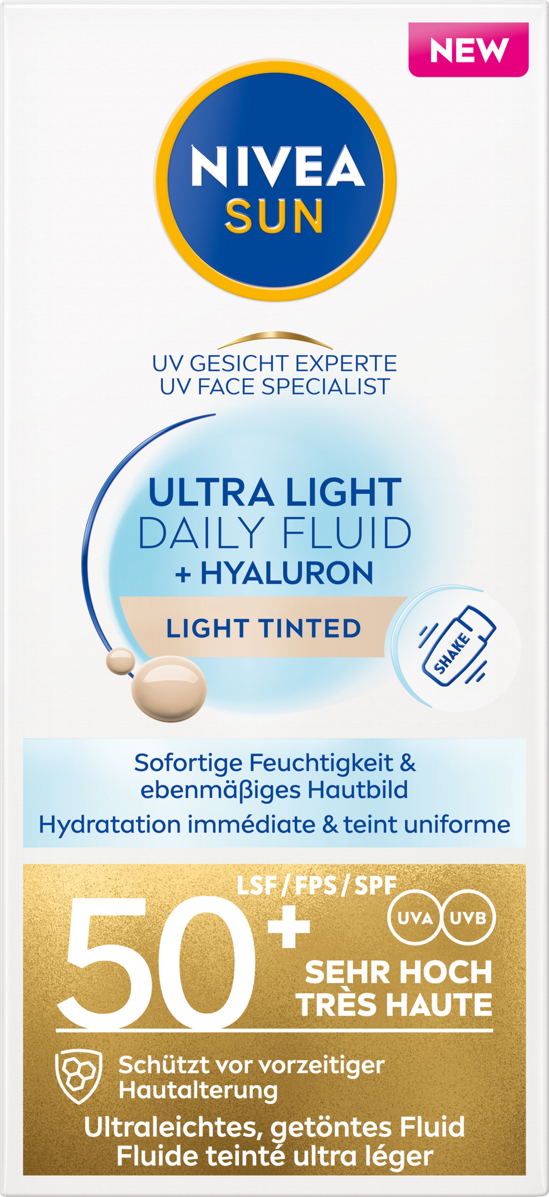NIVEA SUN Ultra Light Daily Fluid LSF 50+