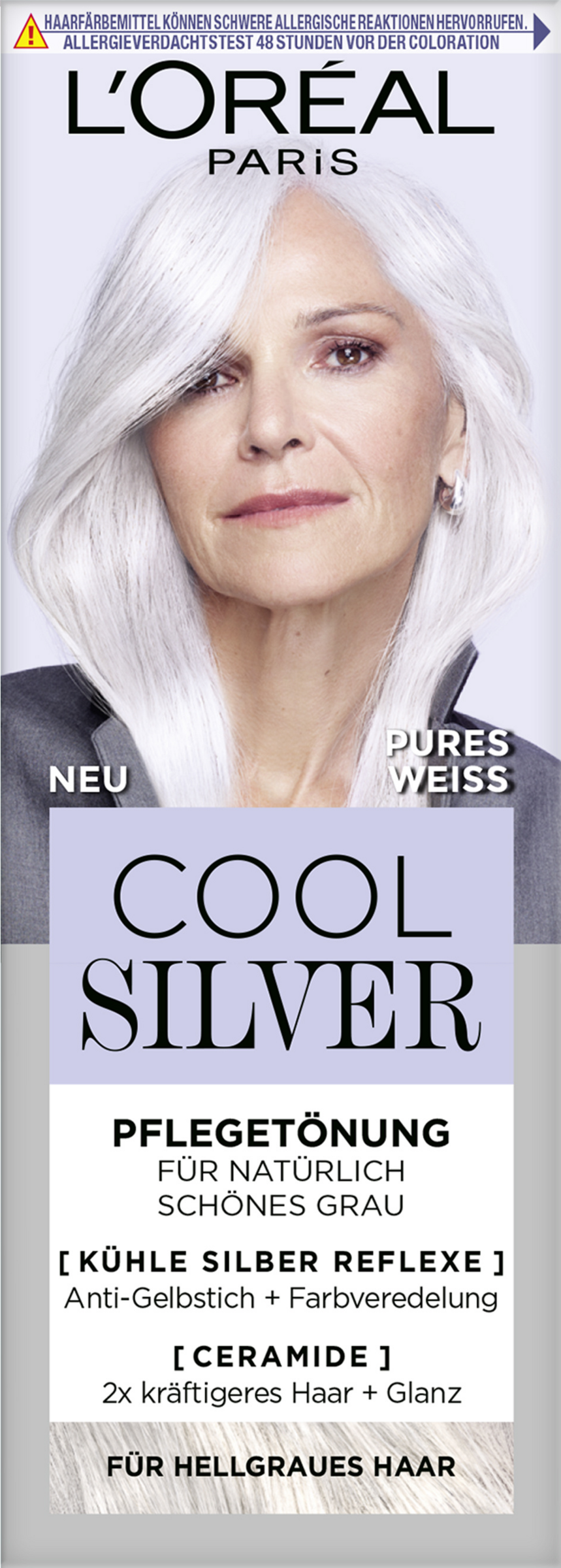 L’Oréal Paris Cool Silver Pflegetönung 01 Pures Weiss
