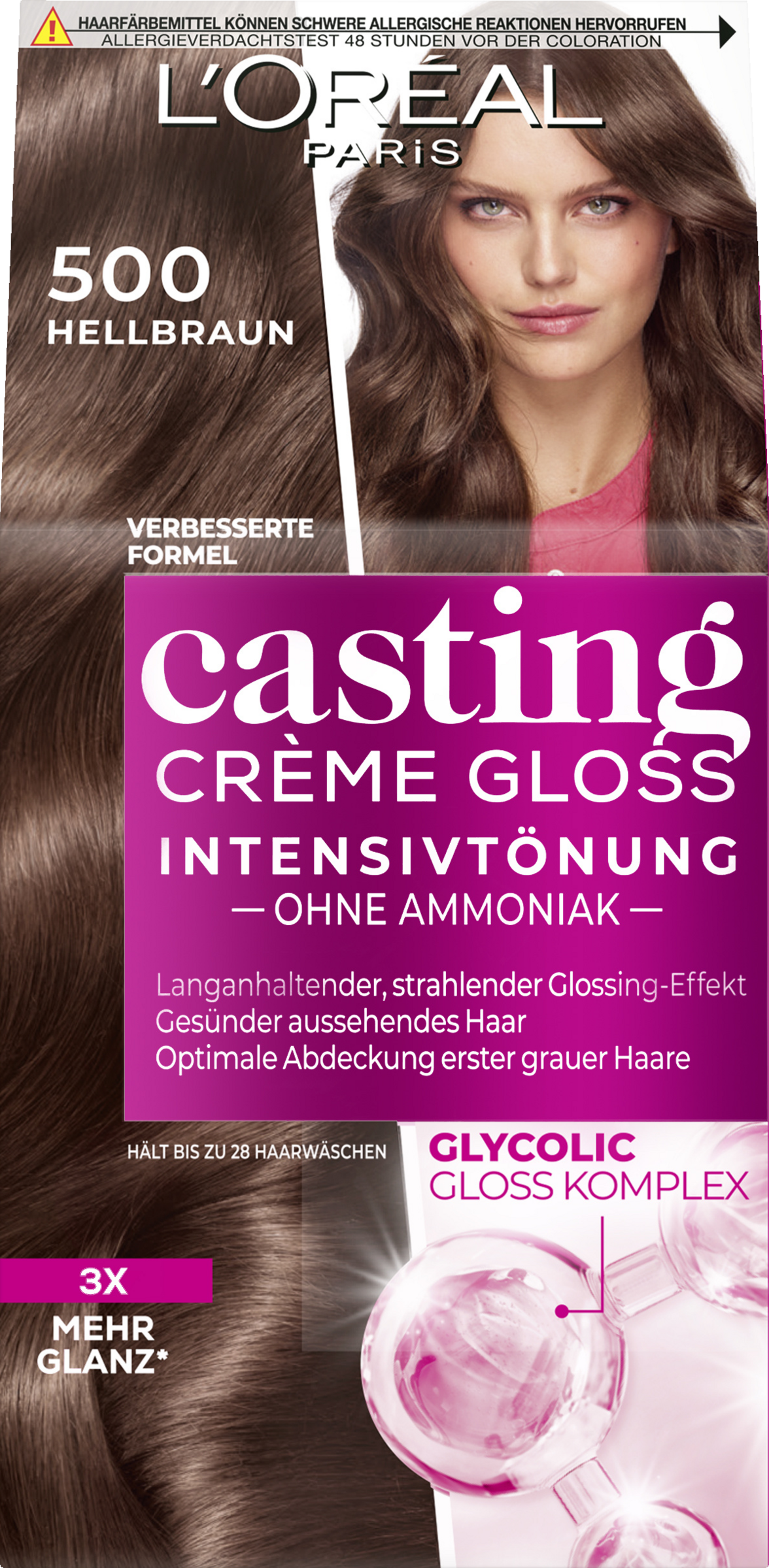 Pflegende Intensivtönung 500 Hellbraun