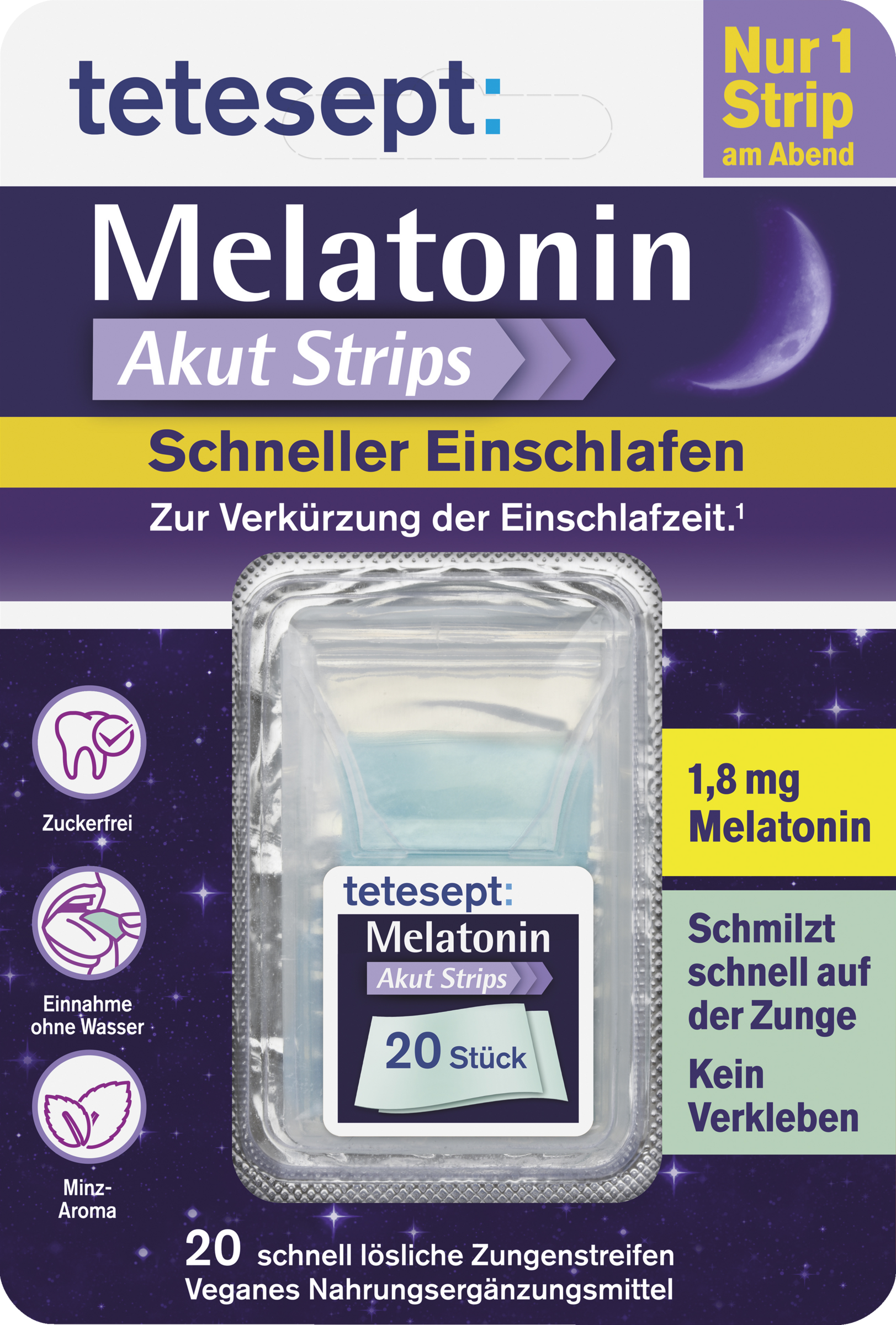 tetesept Melatonin Strips