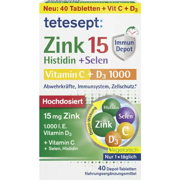 زنك 15، مخزن مناعة