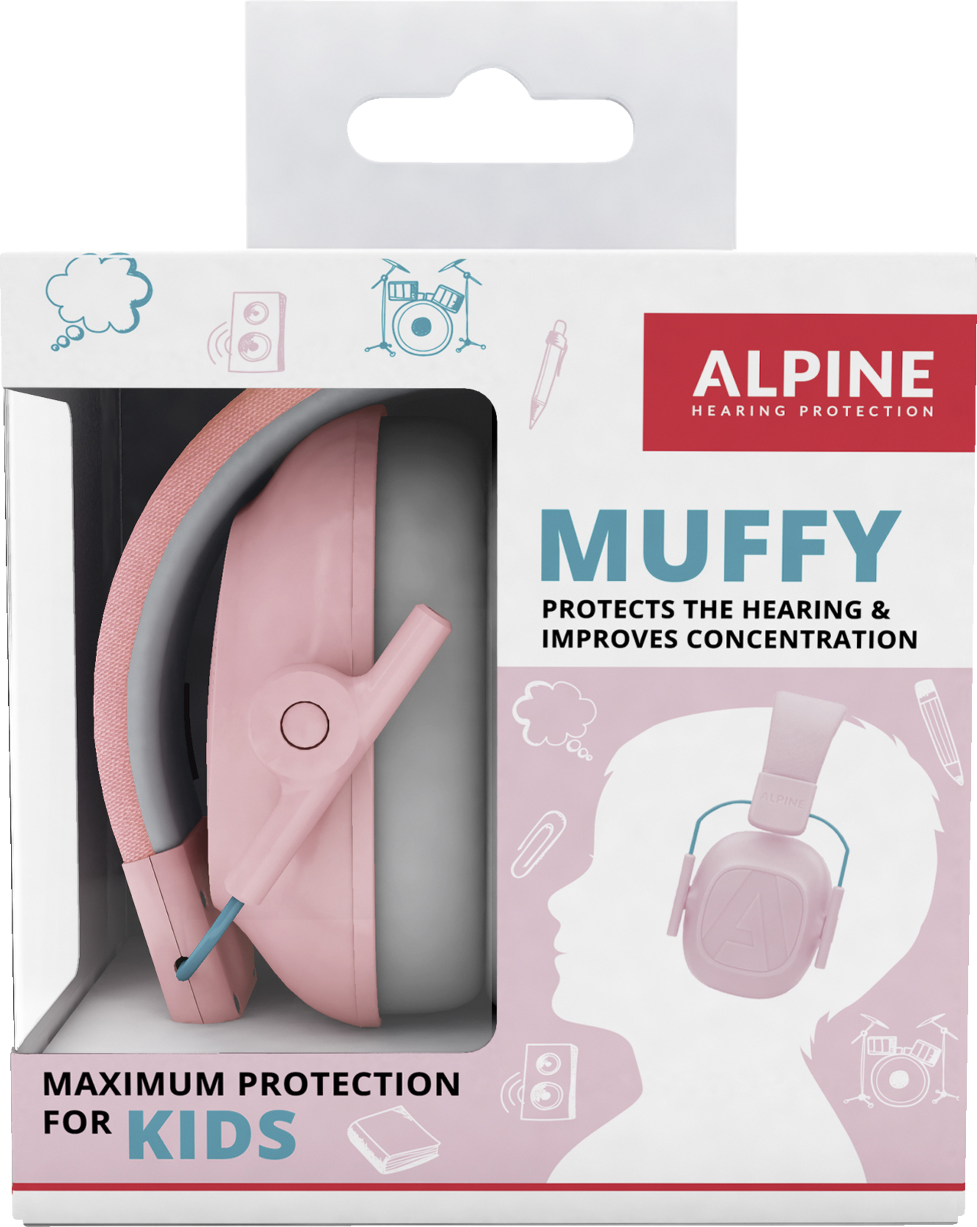 Alpine Ohrenschützer Muffy - Pink 1 Paar