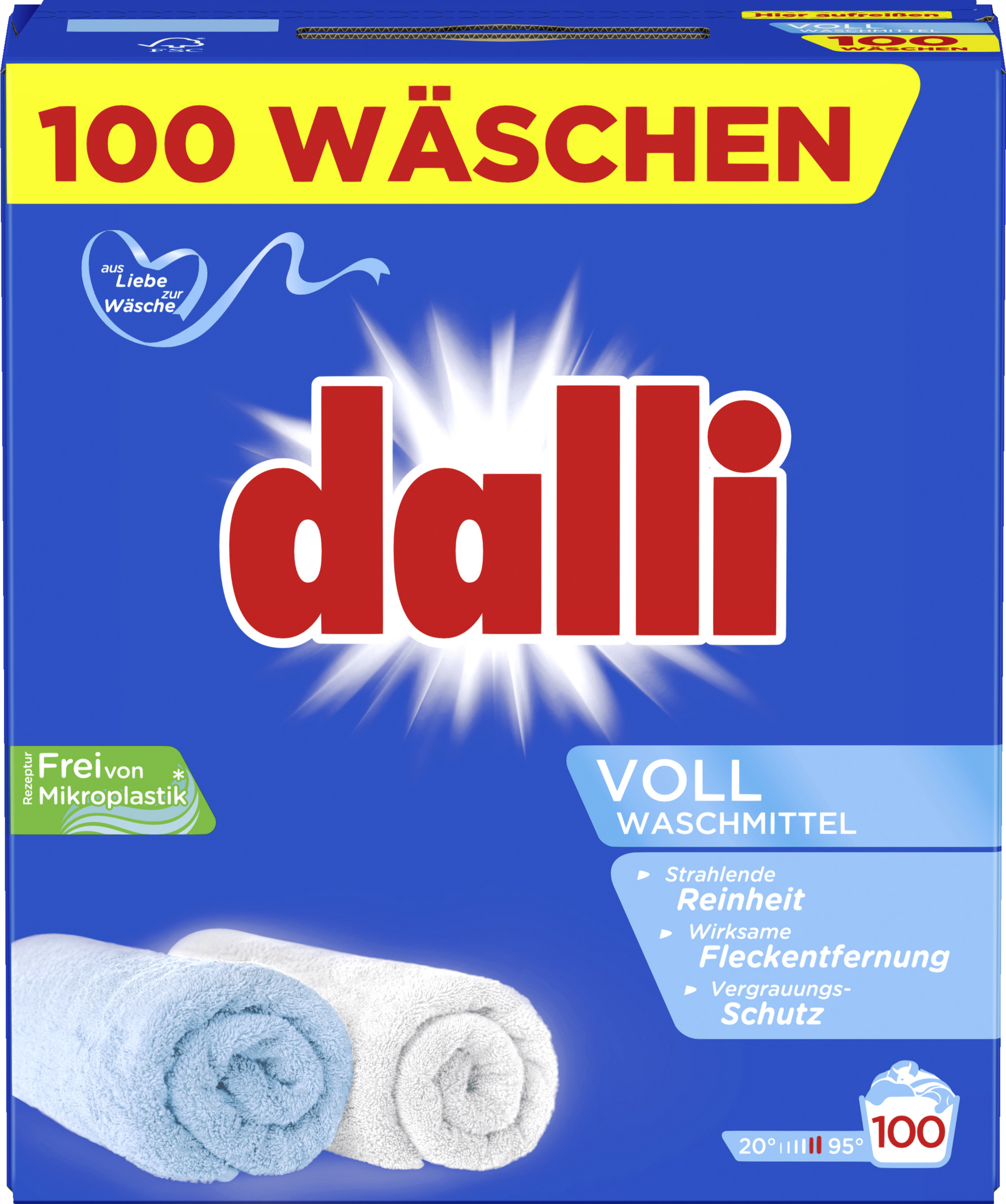 dalli Vollwaschmittel Pulver 100 WL