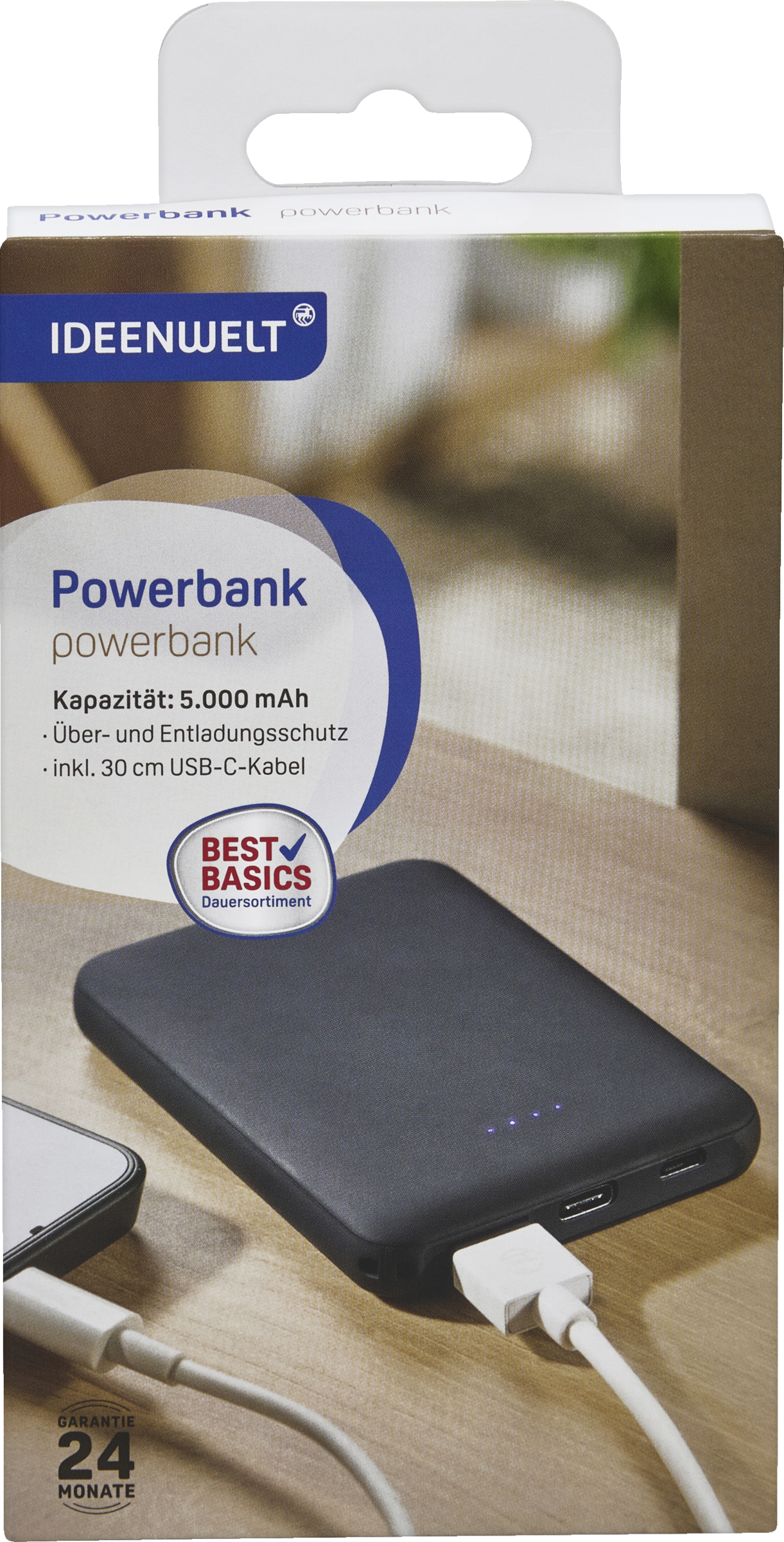 IDEENWELT Best Basics Powerbank 5000 mAh