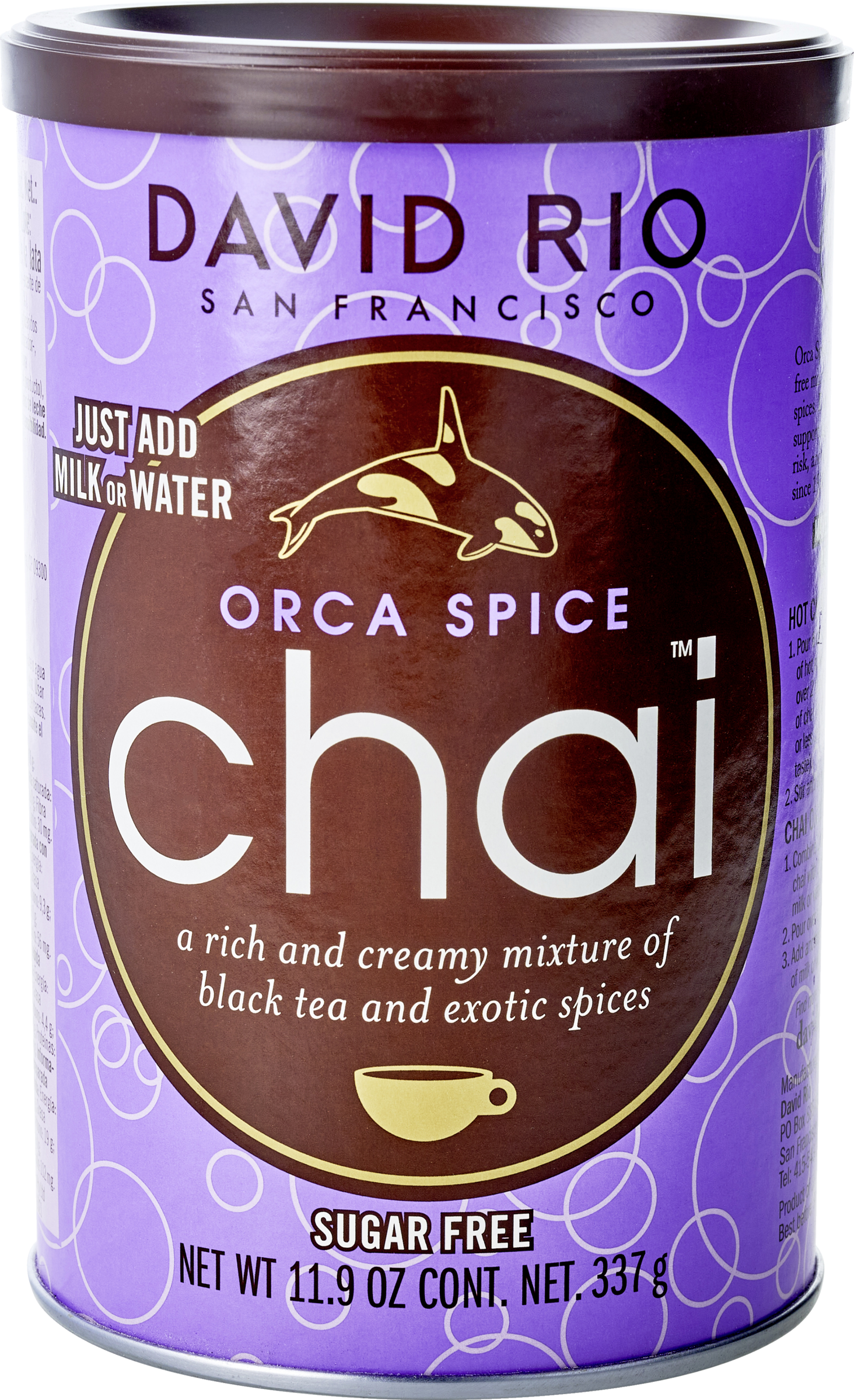 David Rio Orca Spice Chai zuckerfrei