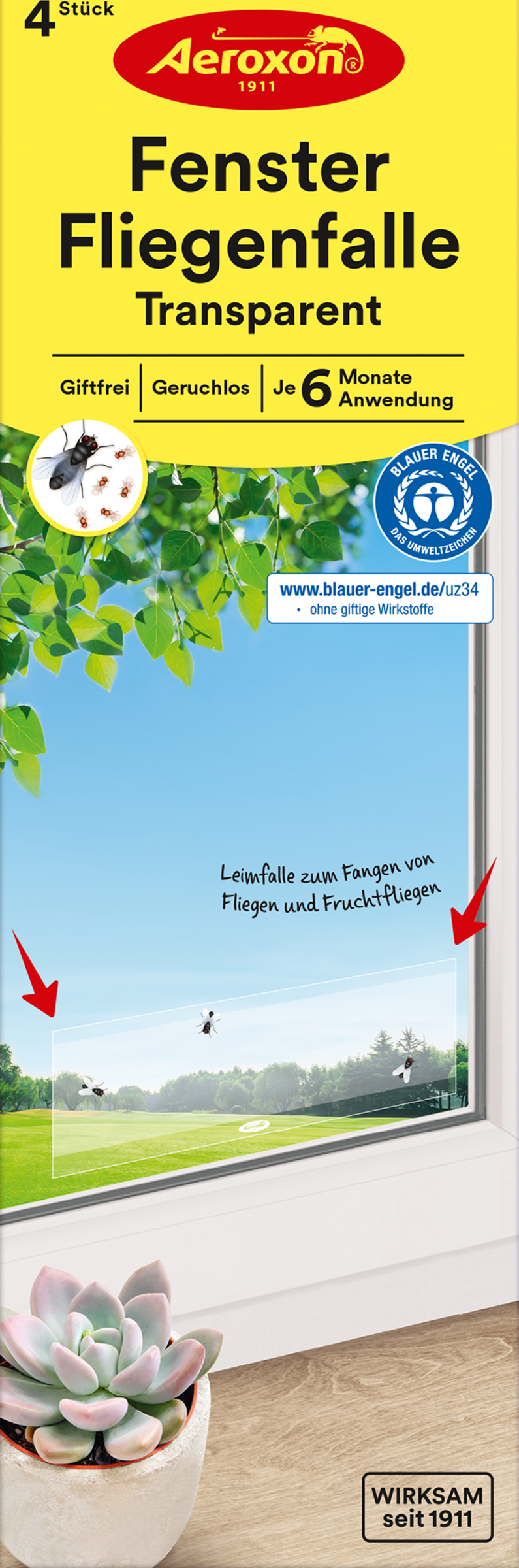 Aeroxon Fenster Fliegenfalle