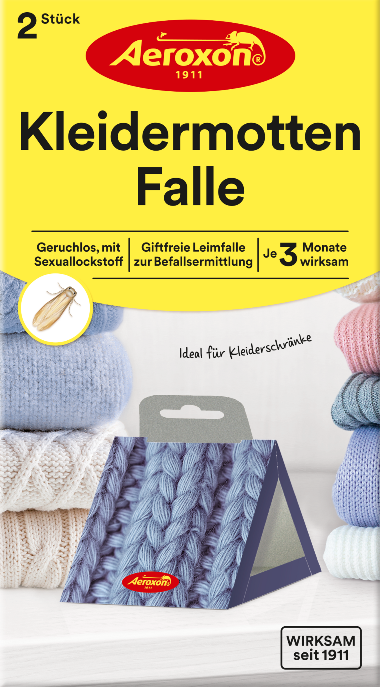 Aeroxon Kleidermotten Falle