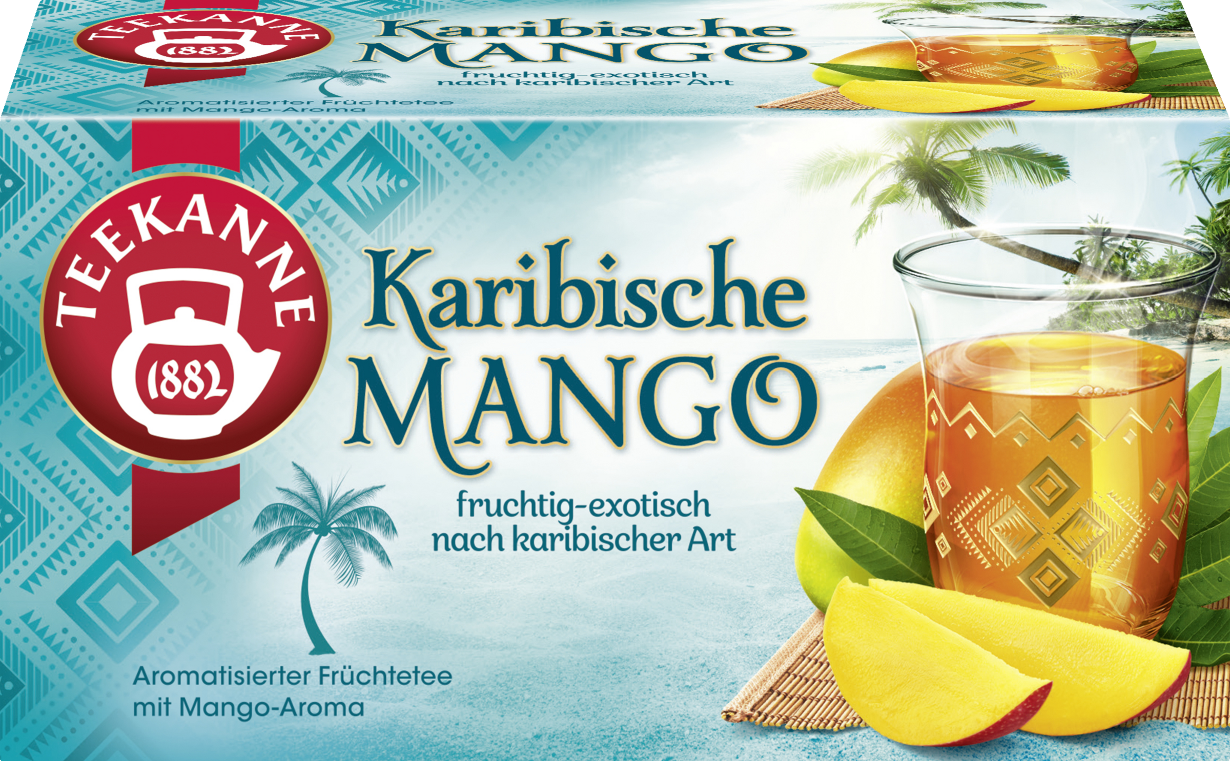 Teekanne Früchtetee Karibische Mango
