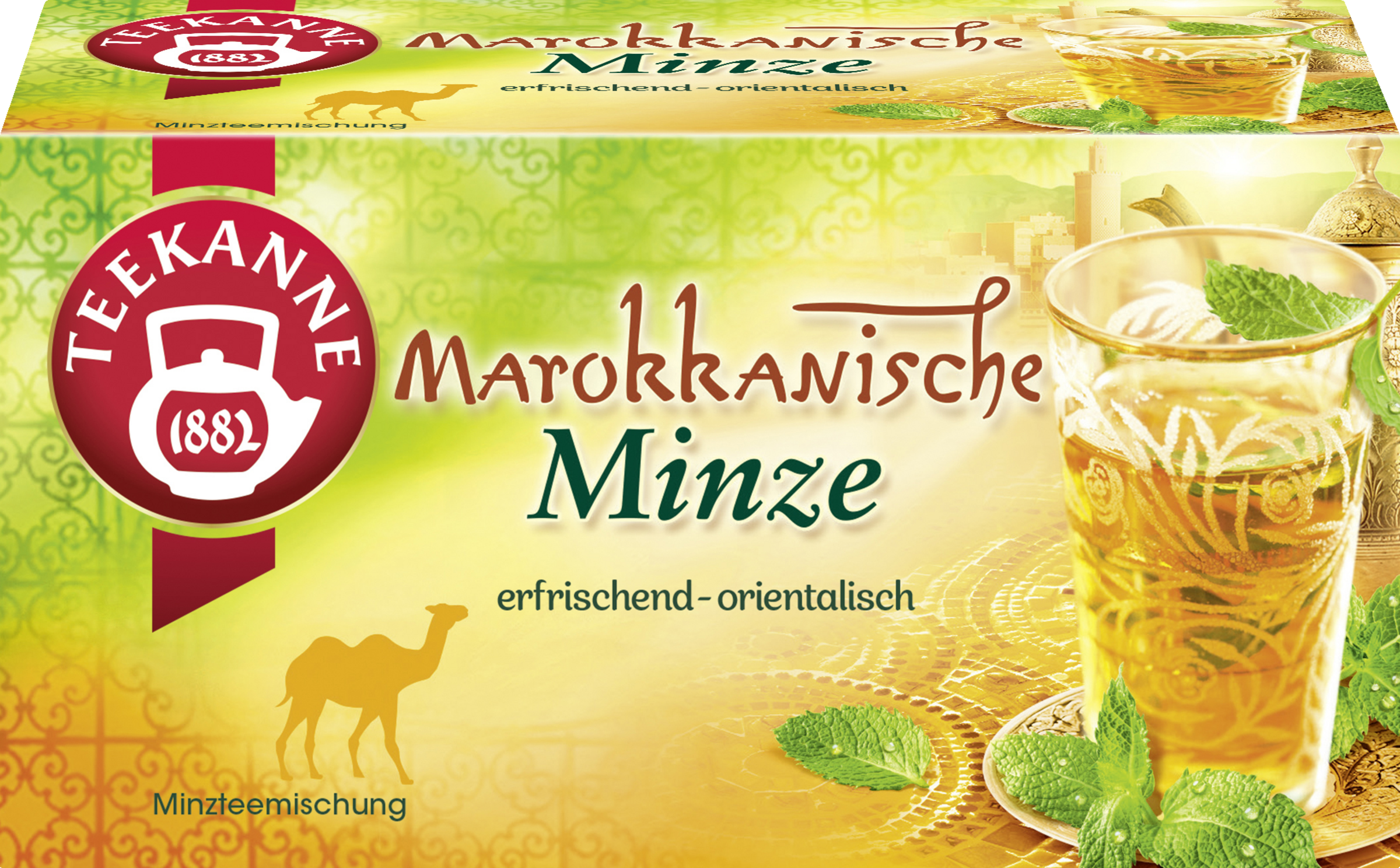 Teekanne Kräutertee Marokkanische Minze