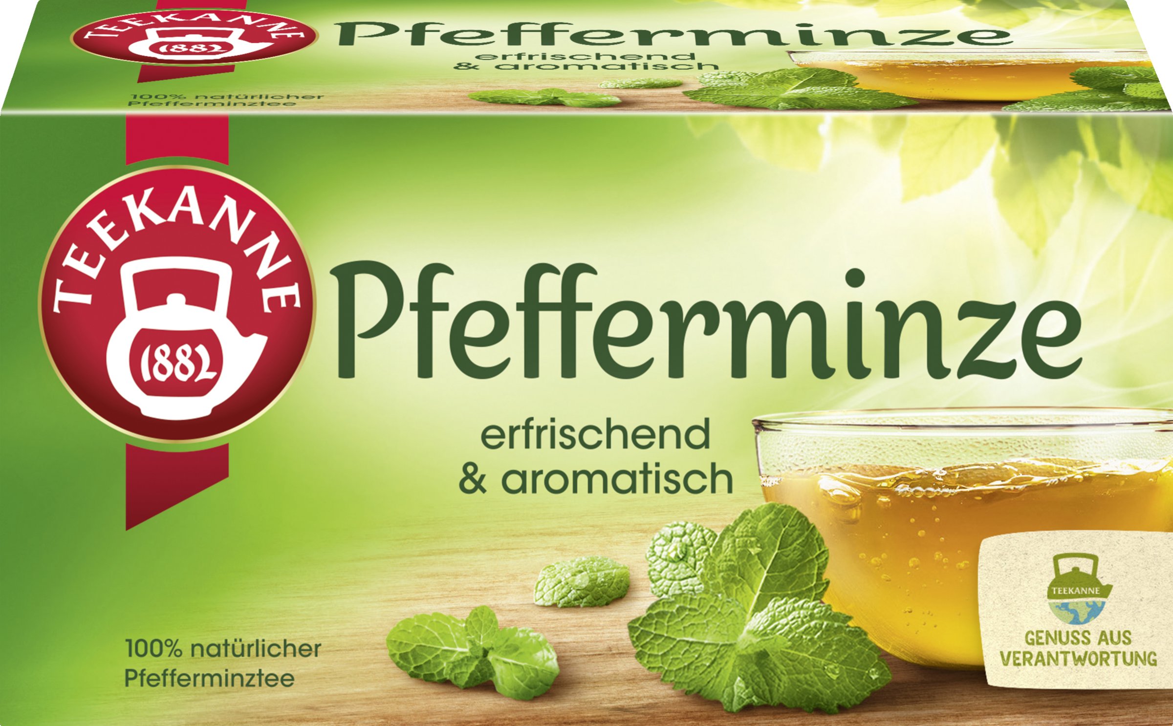 Teekanne Kräutertee Pfefferminze