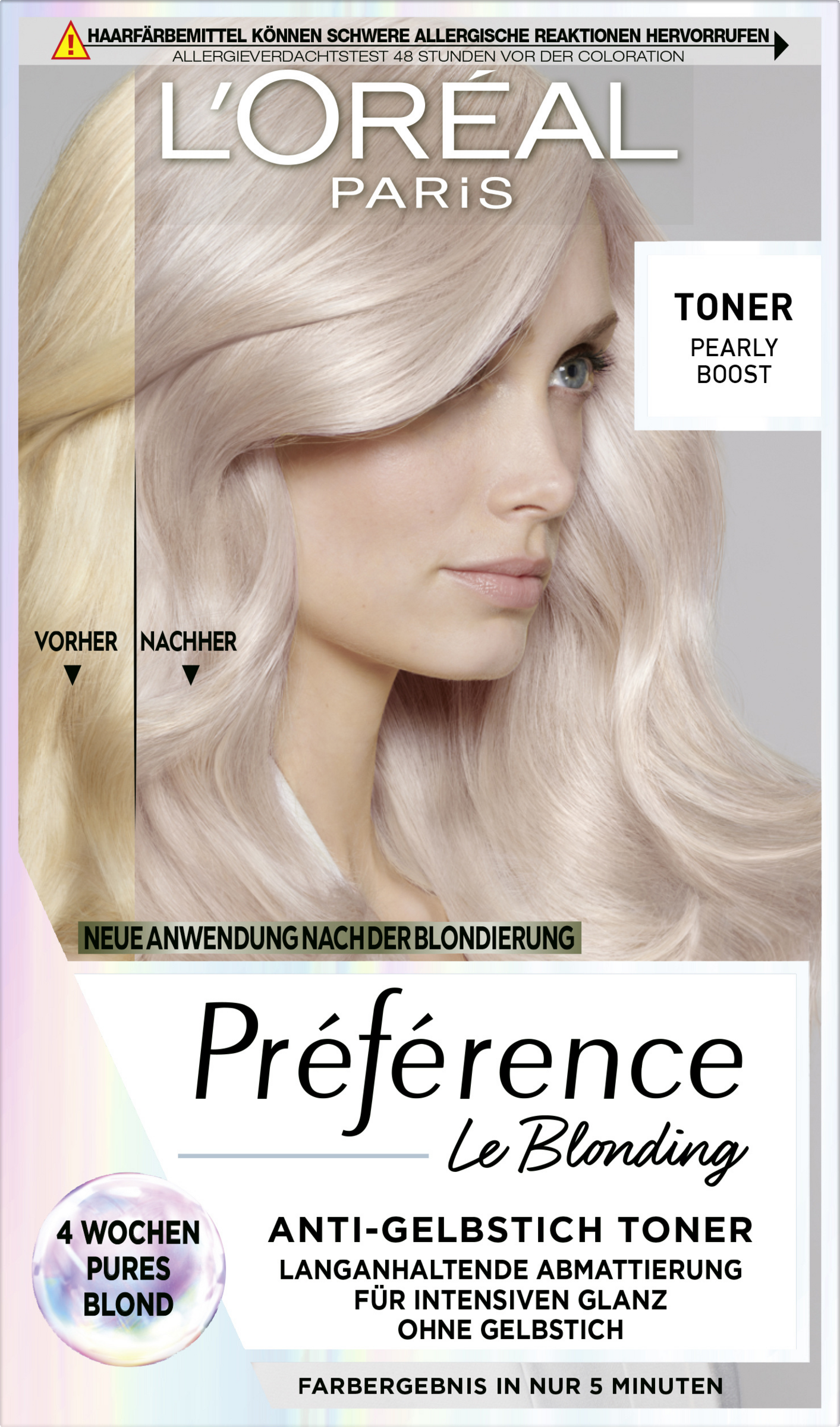 L’Oréal Paris Préférence Le Blonding Toner 02 Pearly Boost