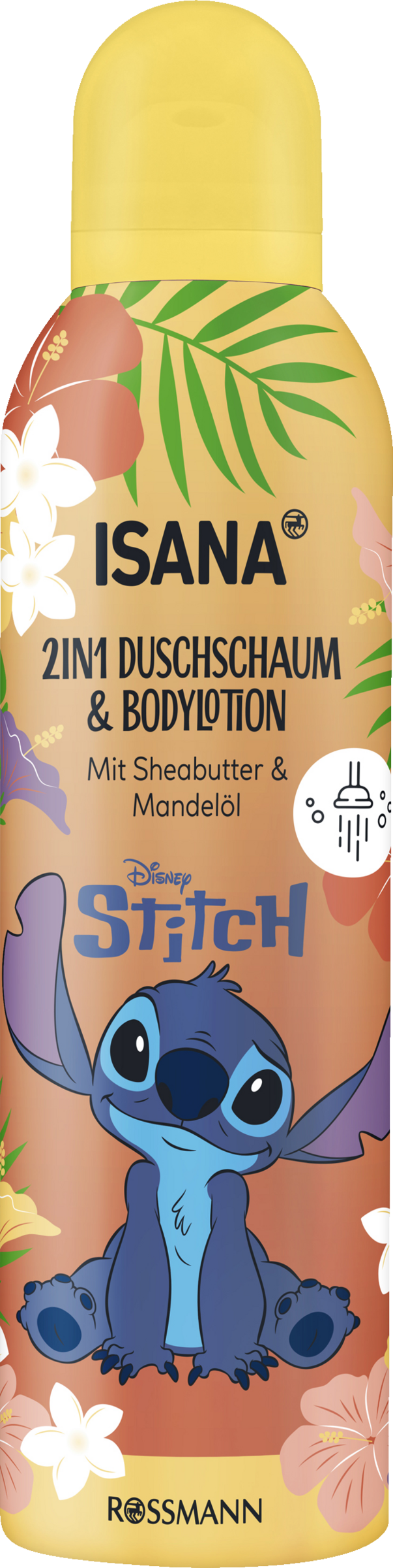 ISANA 2in1 Duschschaum & Bodylotion Stitch