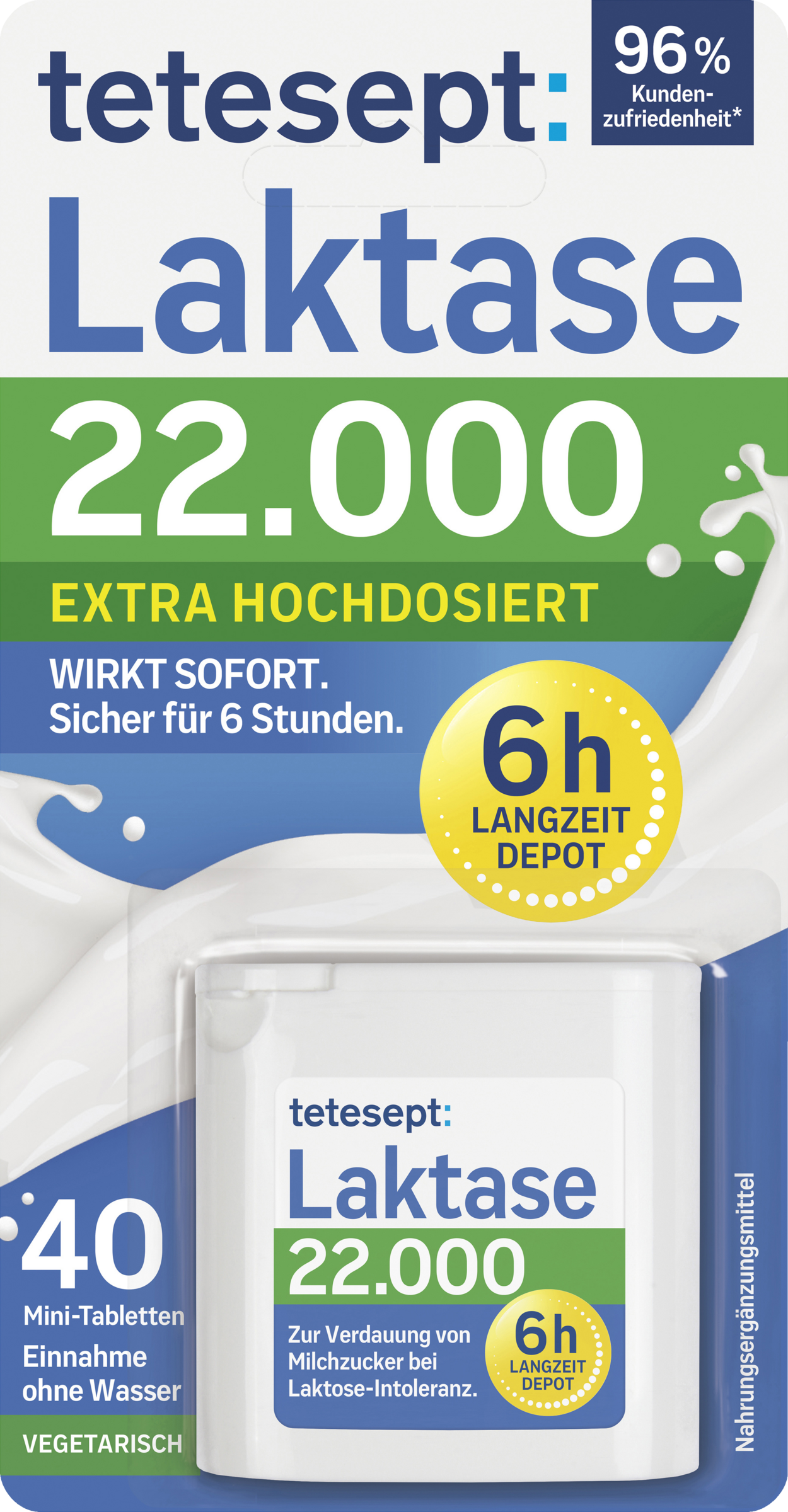 tetesept Laktase 22.000 Langzeit-Depot
