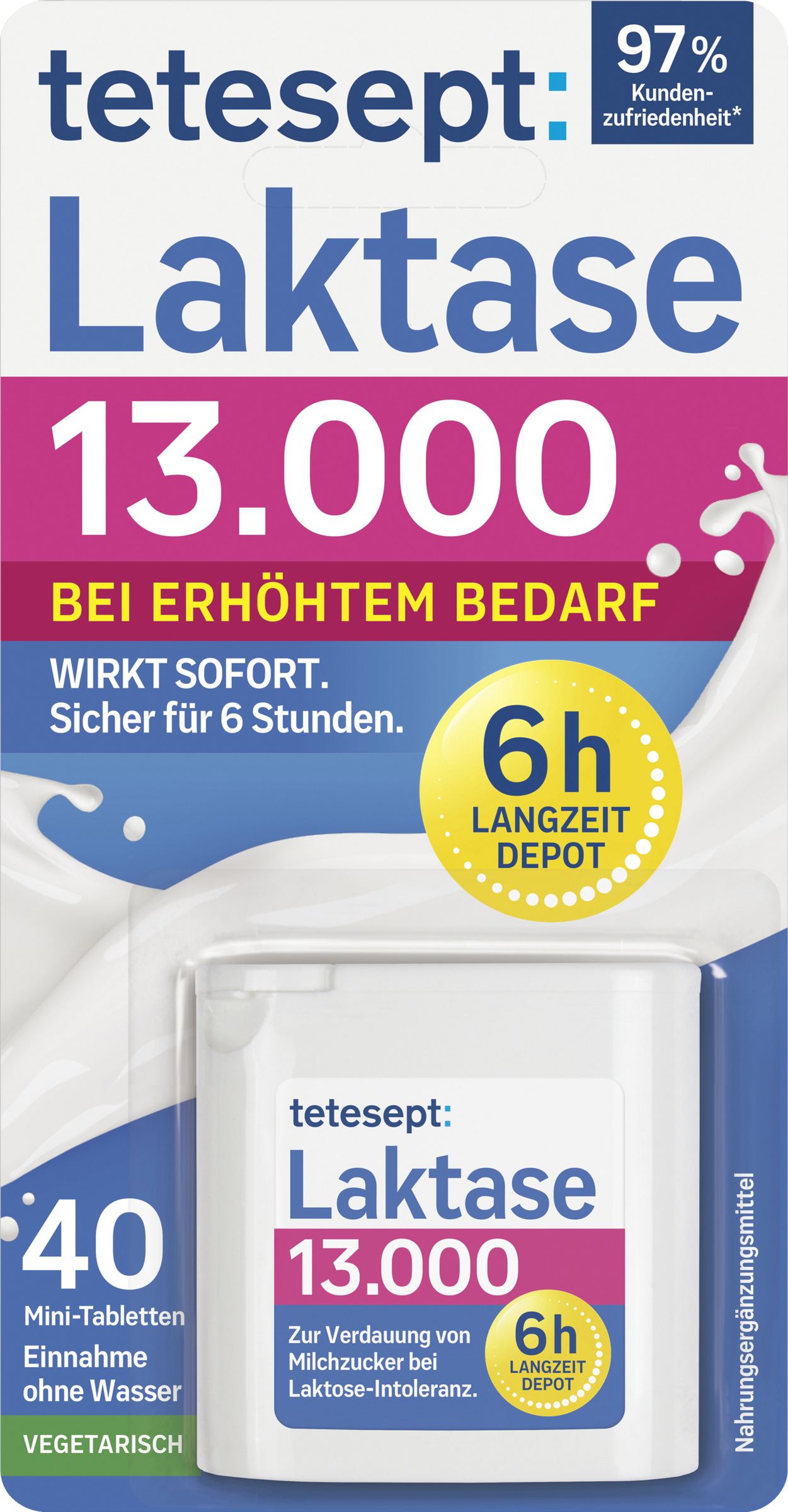 tetesept Laktase 13.000 Langzeit-Depot