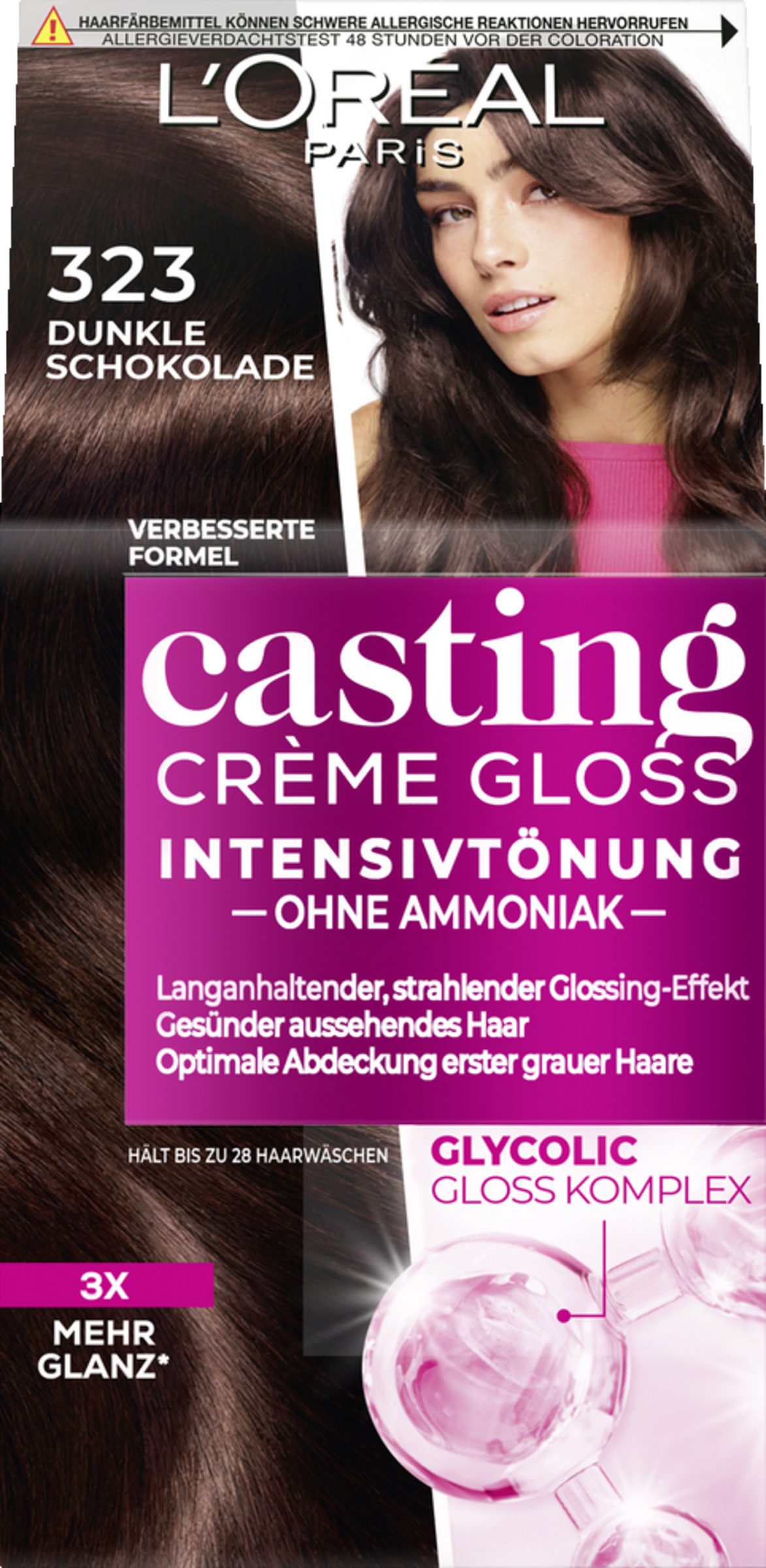 Pflegende Intensivtönung 323 Dunkle Schokolade