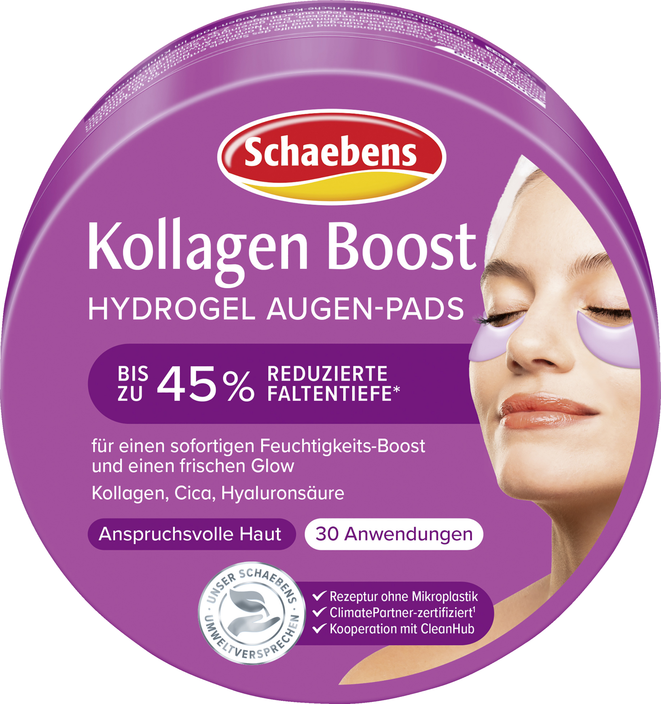Schaebens Kollagen Boost Hydrogel Augen-Pads