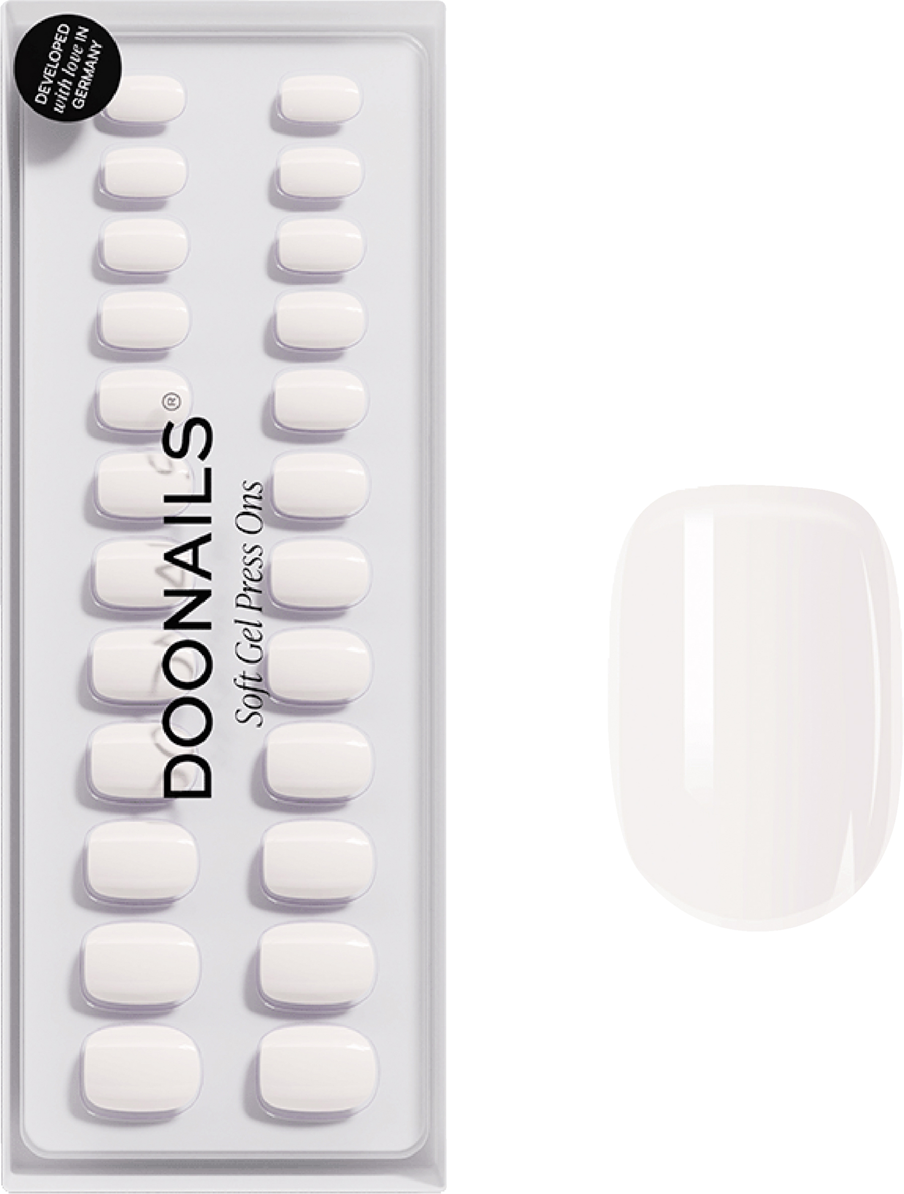 Doonails Soft Gel Press Ons Extra Short Pillow Talk
