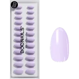 Soft Gel Press Ons Short Almond Lavender Mist