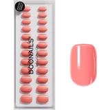 Soft Gel Press Ons Short Square Peach Please