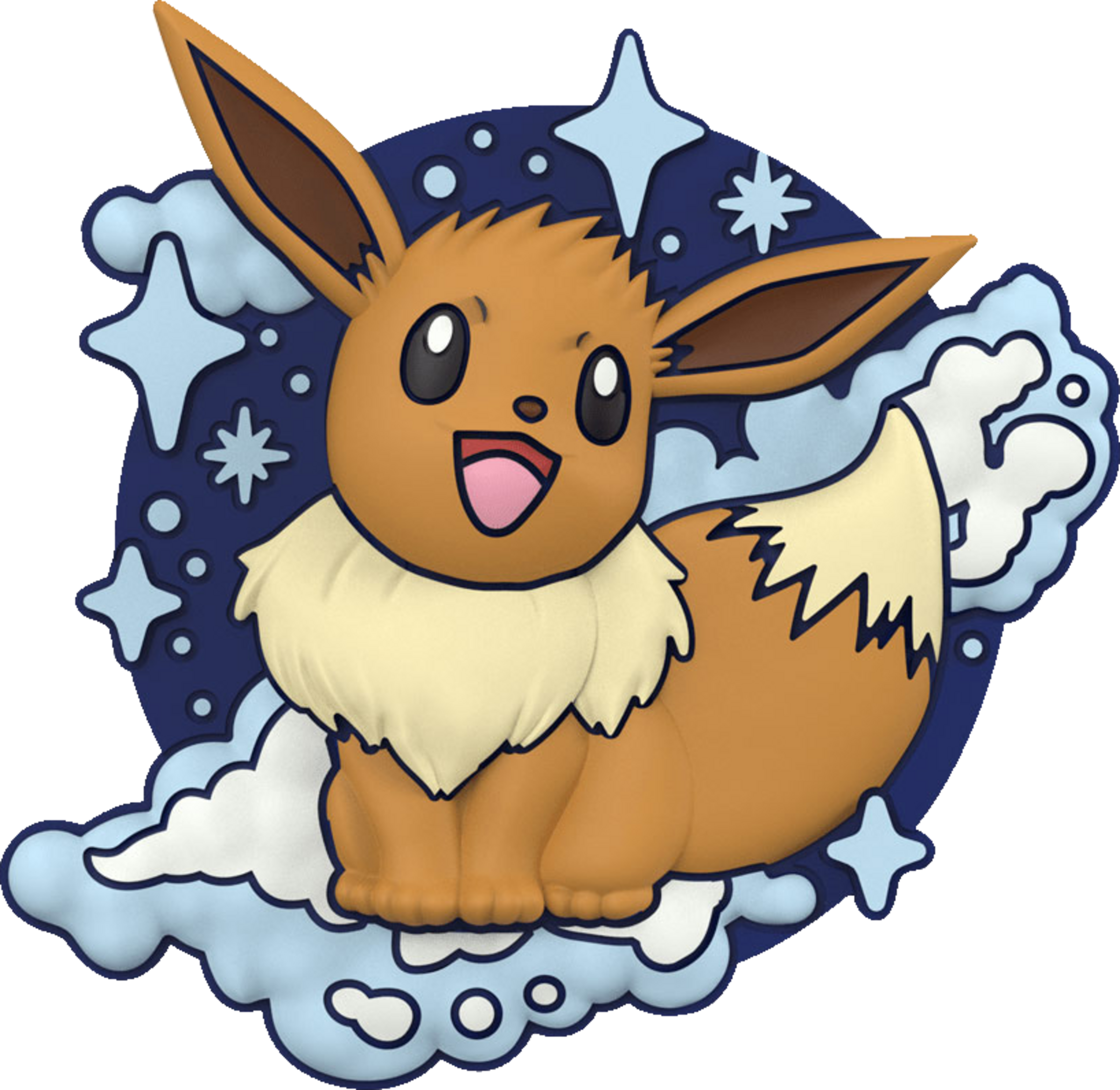 PopSockets PopGrip - ausziehbare Handyhalterung  - Popout Eevee