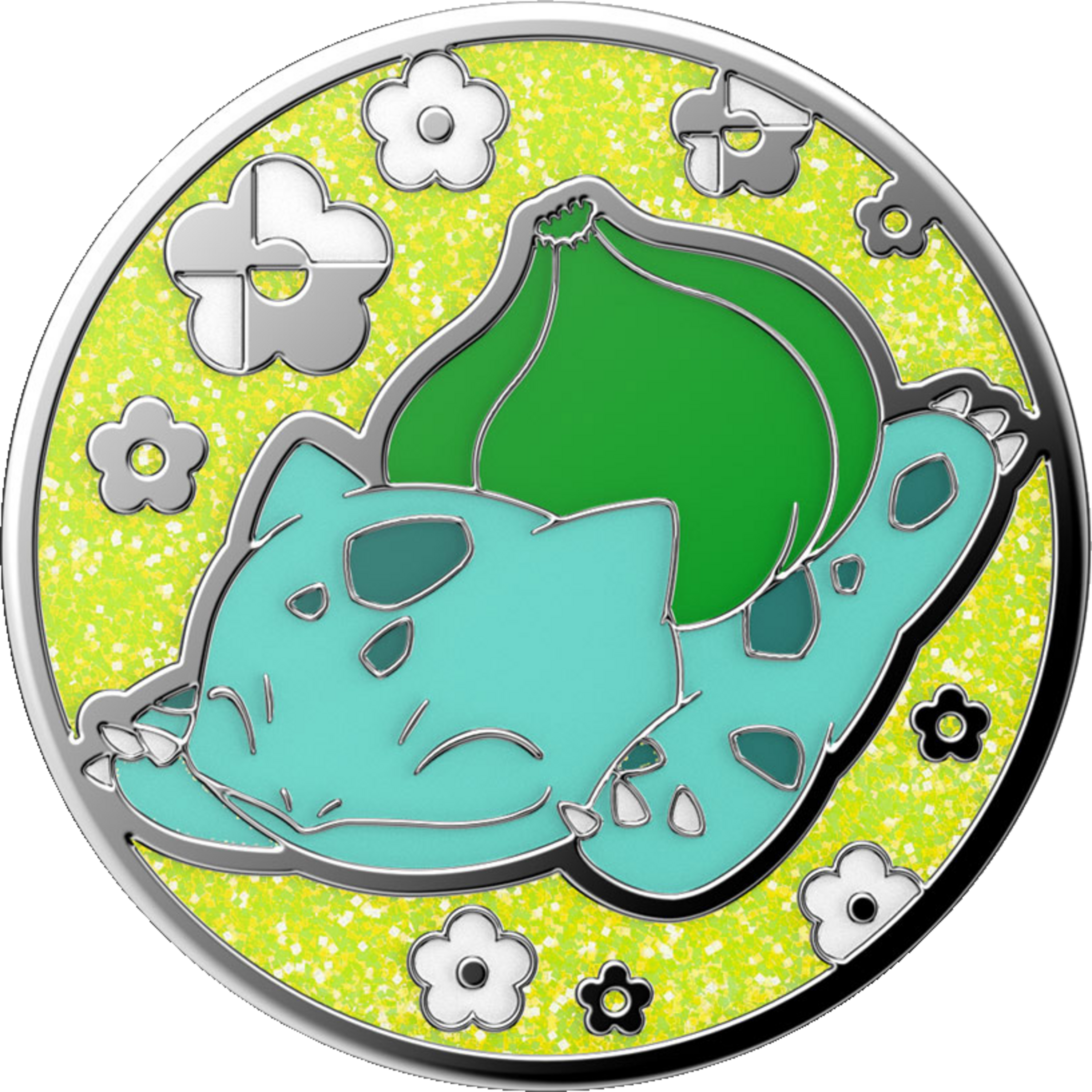 PopSockets PopGrip - ausziehbare Handyhalterung  - Enamel Bulbasaur