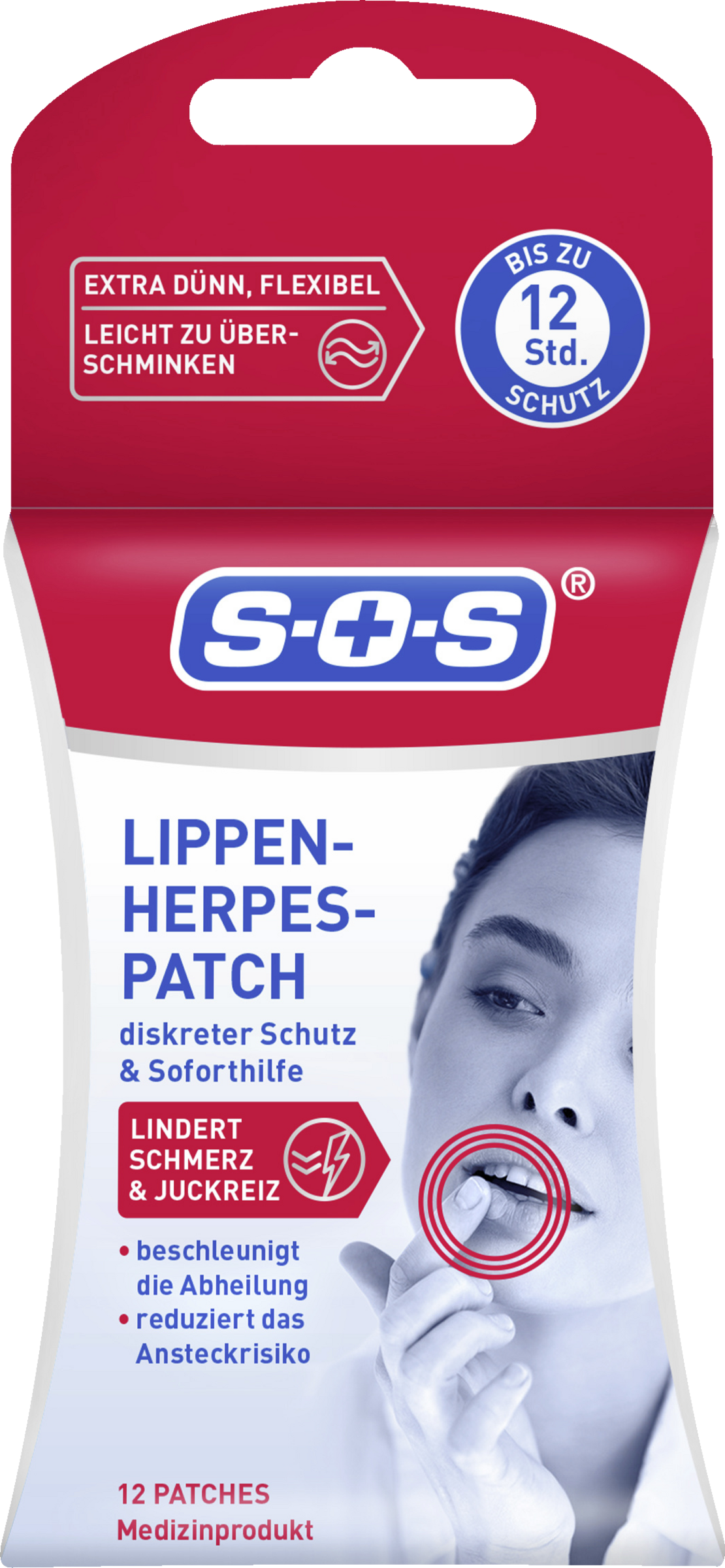 SOS Lippenherpes Patch