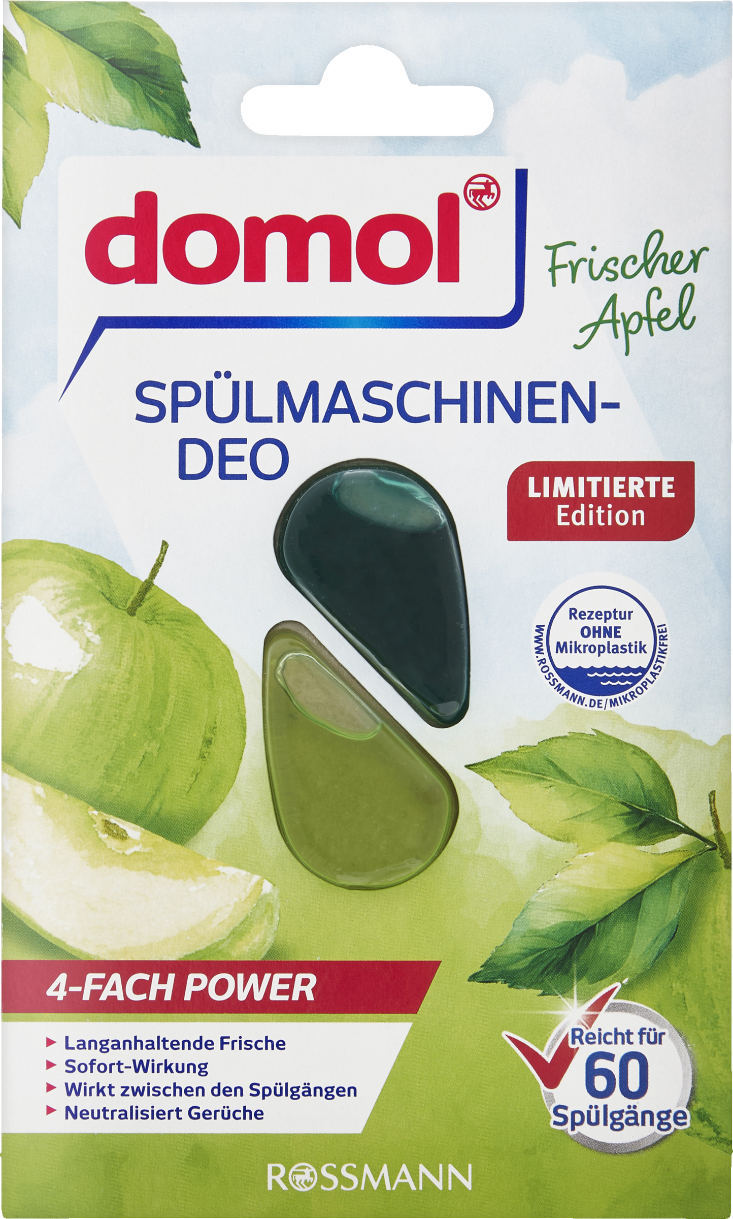 domol Spülmaschinen-Deo Frischer Apfel