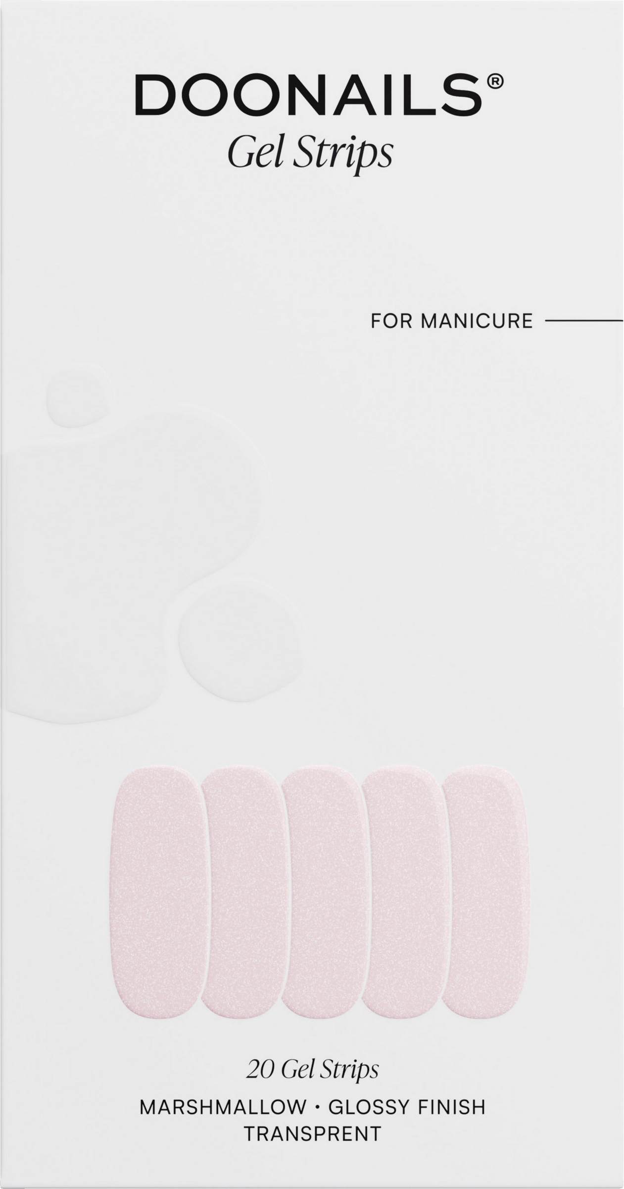 Doonails UV Gel Strips Marshmallow