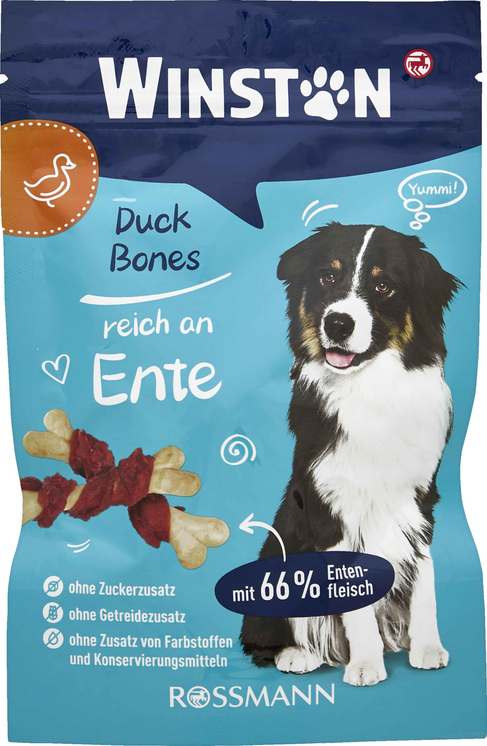 Hundekauknochen Ente
