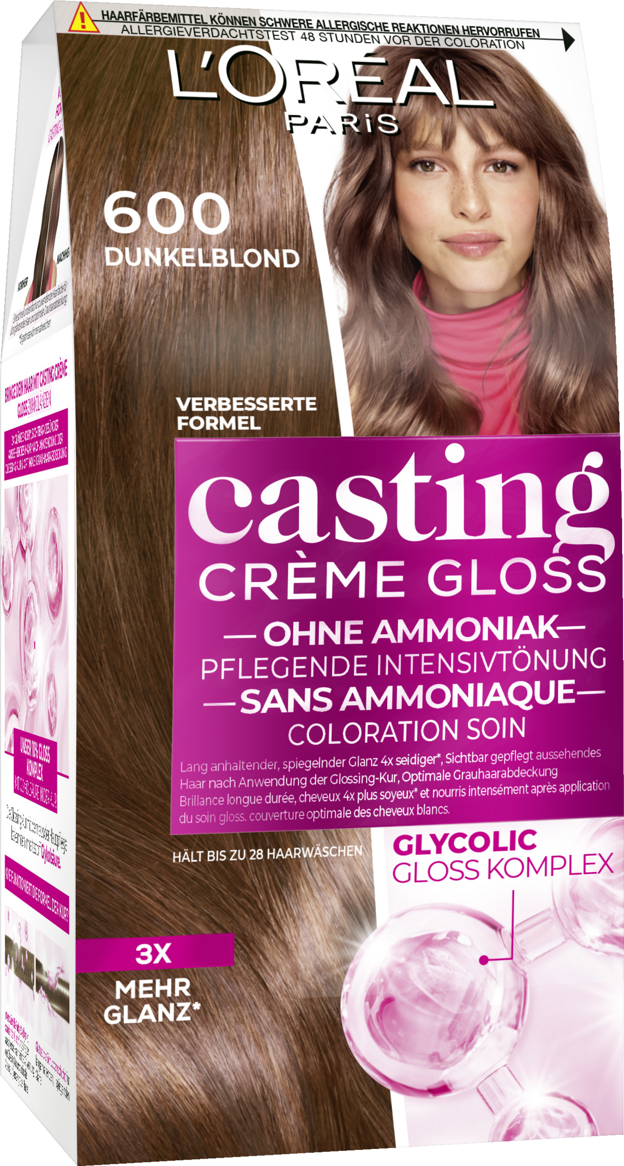 Pflegende Intensivtönung 600 Dunkelblond