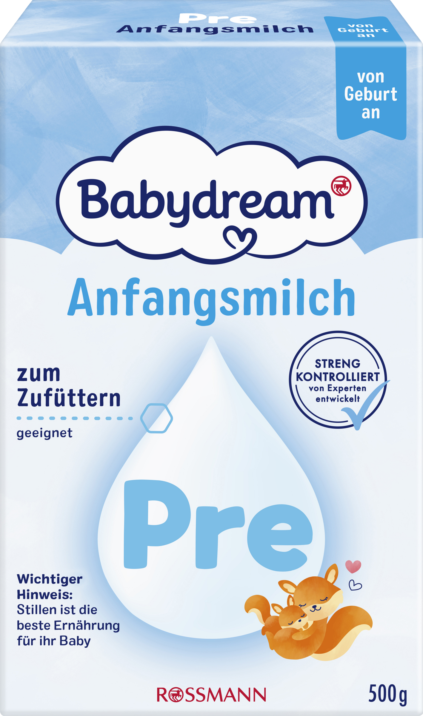 Babydream Anfangsmilch PRE von Geburt an