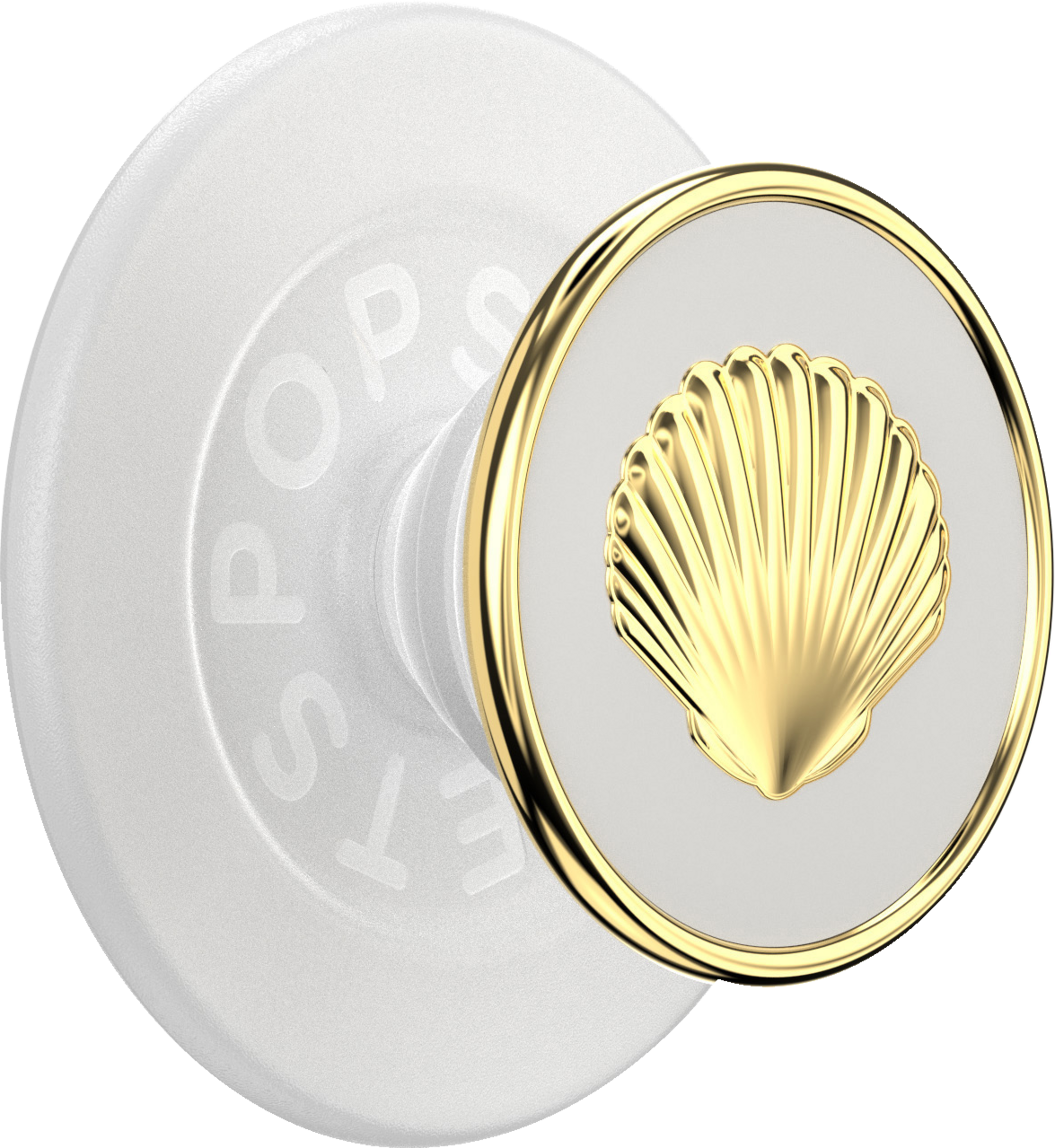 PopSockets PopGrip für MagSafe - ausziehbare Handyhalterung  - Enamel Venus White